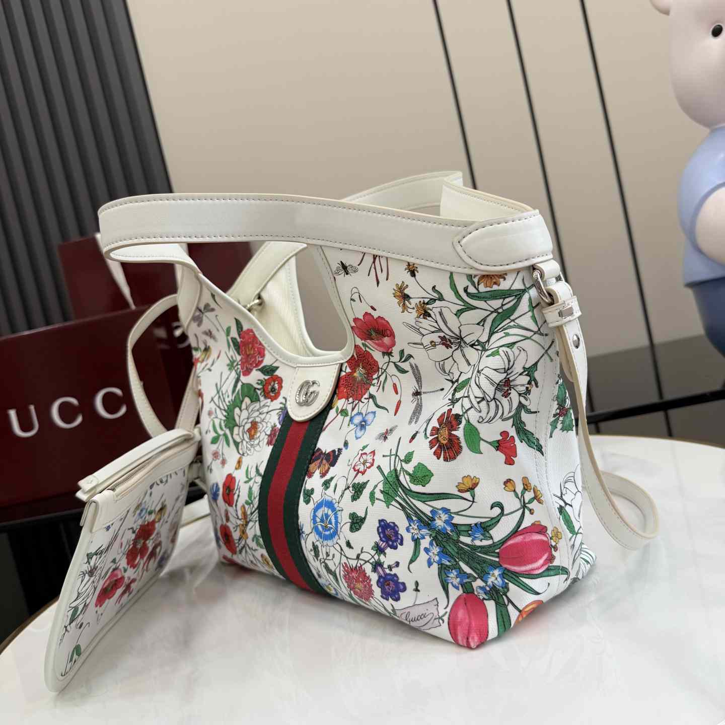 Gucci Giglio Small Tote Bag 860845 - DesignerGu