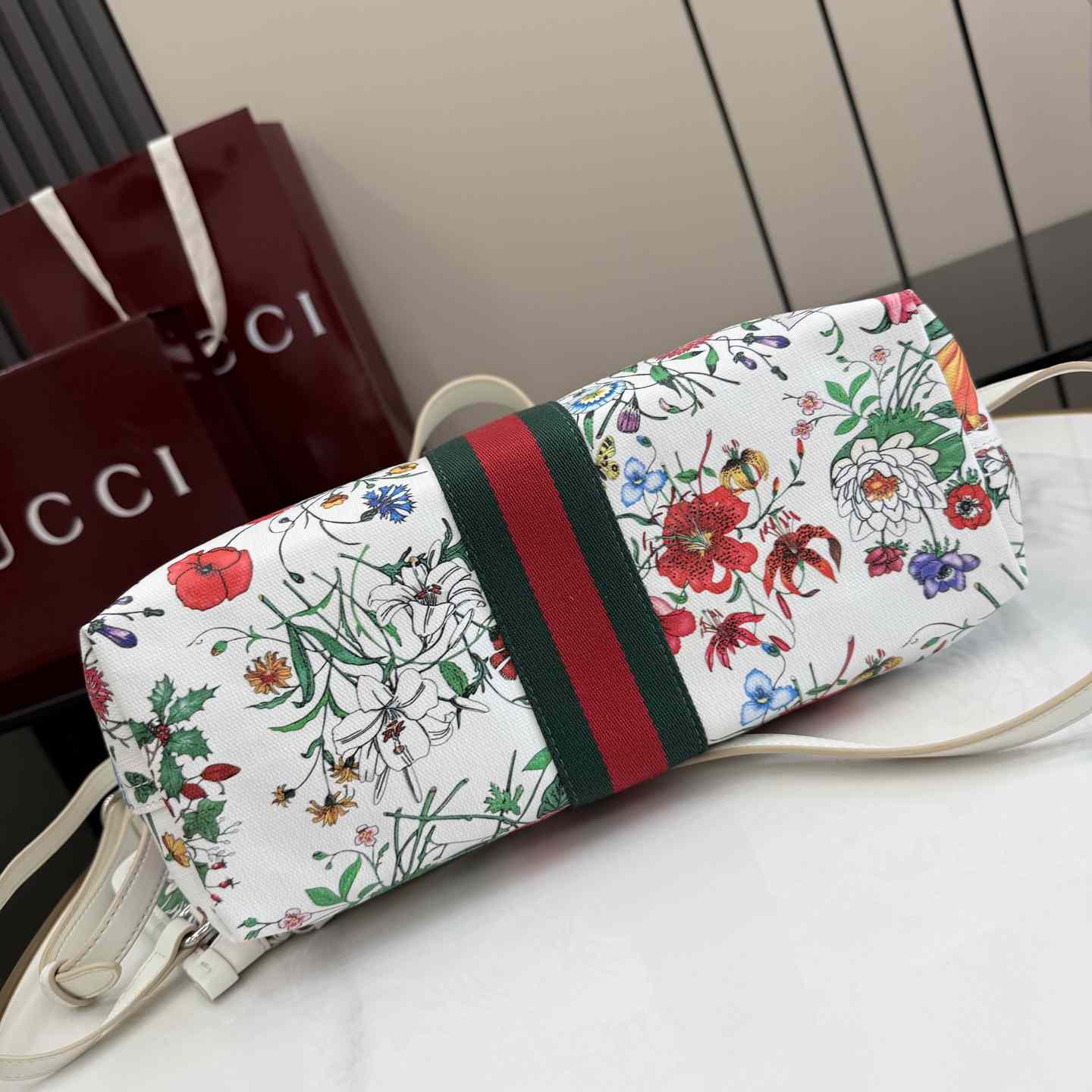 Gucci Giglio Small Tote Bag 860845 - DesignerGu