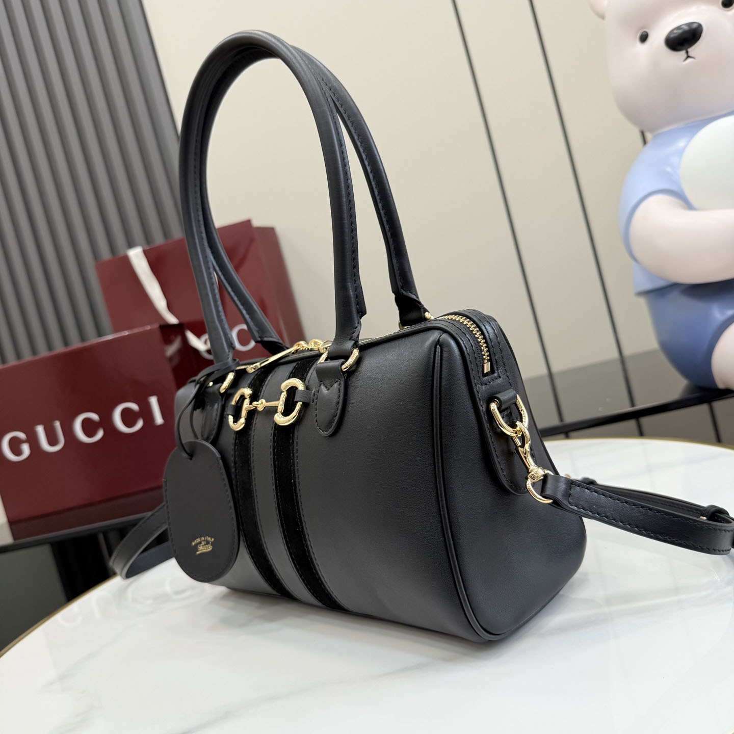 Gucci Borsetto Medium Boston Bag 866732 - DesignerGu