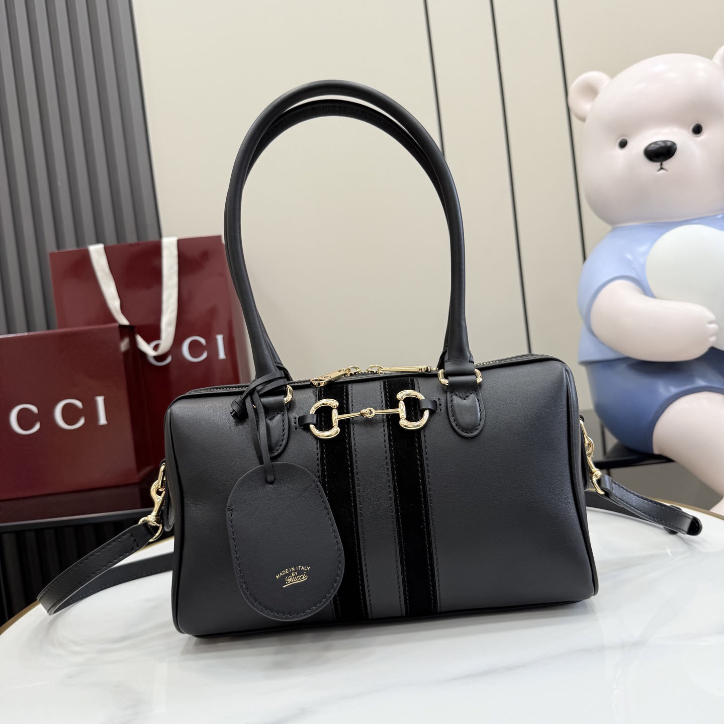 Gucci Borsetto Medium Boston Bag 866732 - DesignerGu