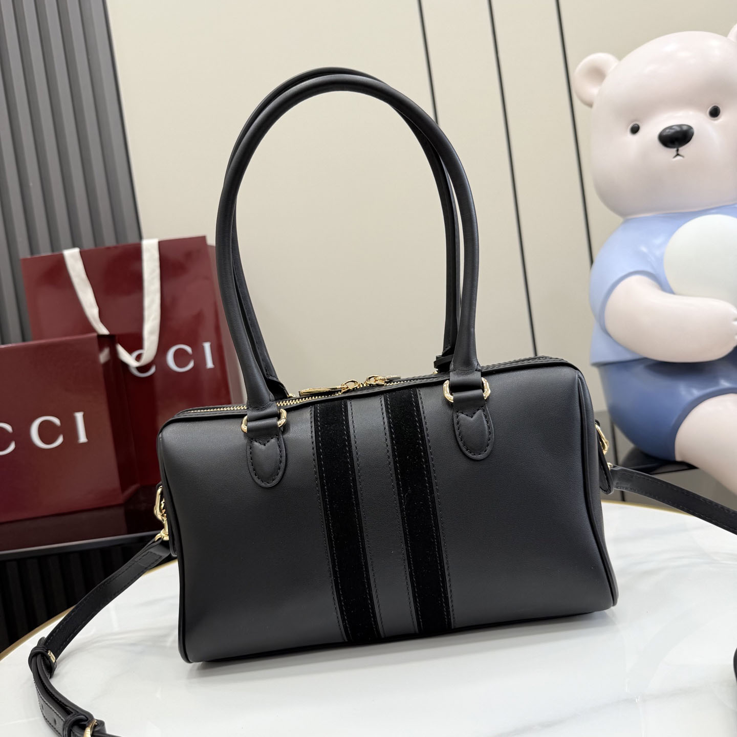 Gucci Borsetto Medium Boston Bag 866732 - DesignerGu