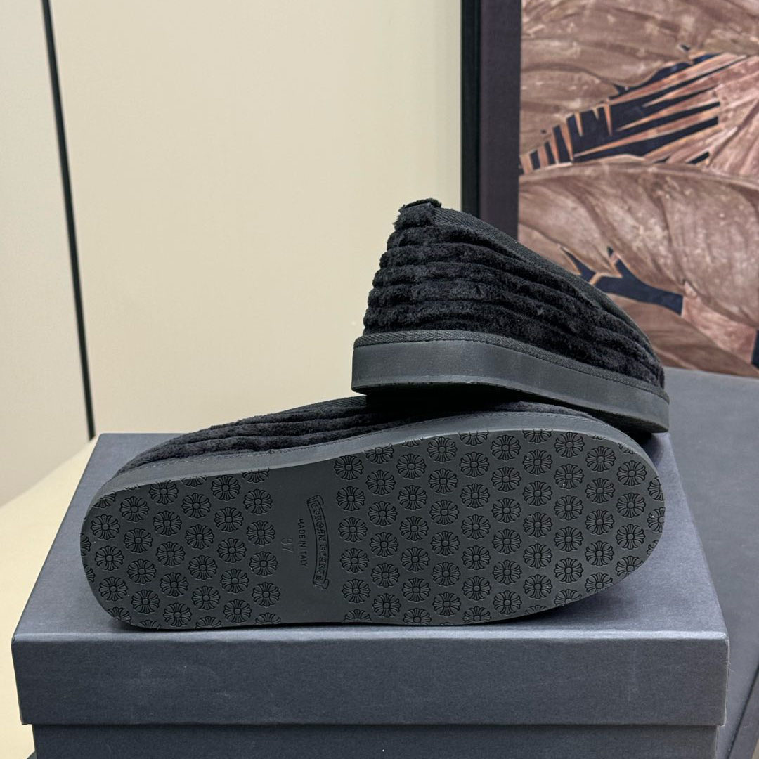 Chrome Hearts Corduroy Dagger Loafers  - DesignerGu