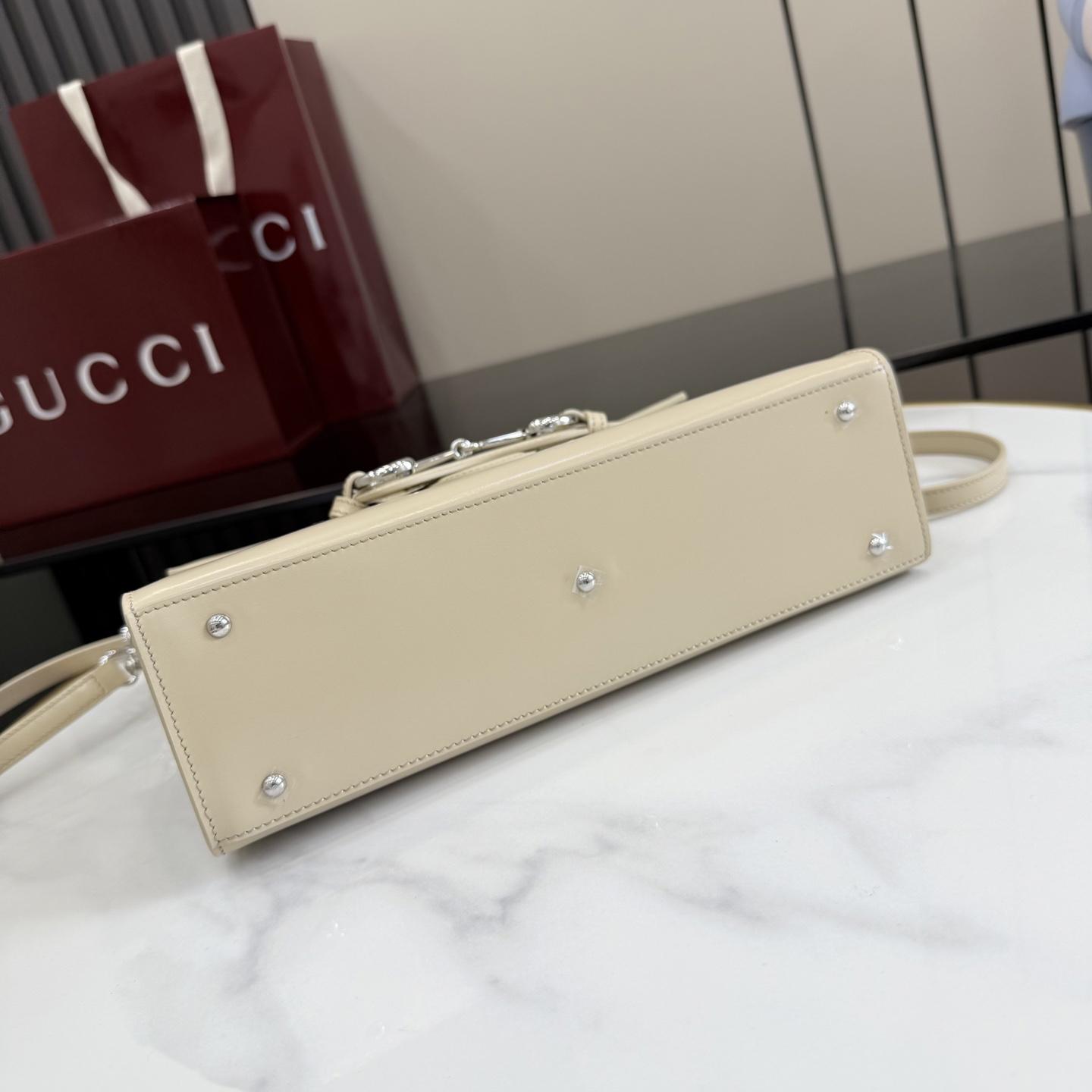 Gucci Horsebit Duomo Medium Top Handle Bag A006N6 - DesignerGu
