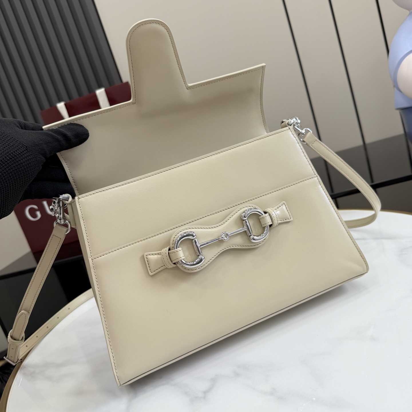 Gucci Horsebit Duomo Medium Top Handle Bag A006N6 - DesignerGu