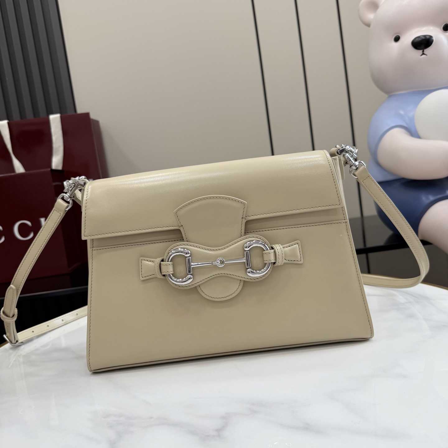 Gucci Horsebit Duomo Medium Top Handle Bag A006N6 - DesignerGu
