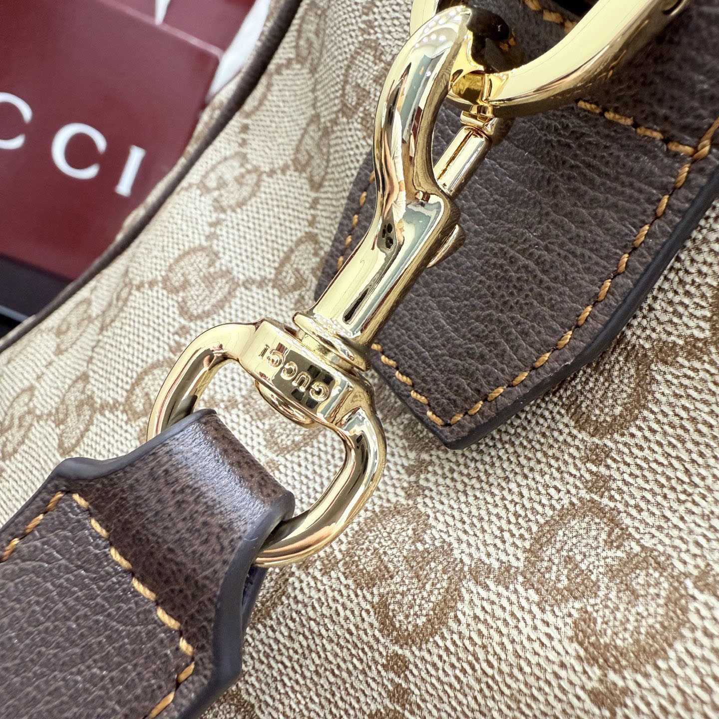 Gucci Medium GG Duffle Bag With Web 875059 - DesignerGu