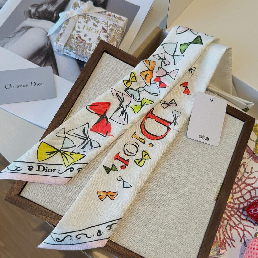 Dior Dioriviera Dior Bows Mitzah Scarf - DesignerGu