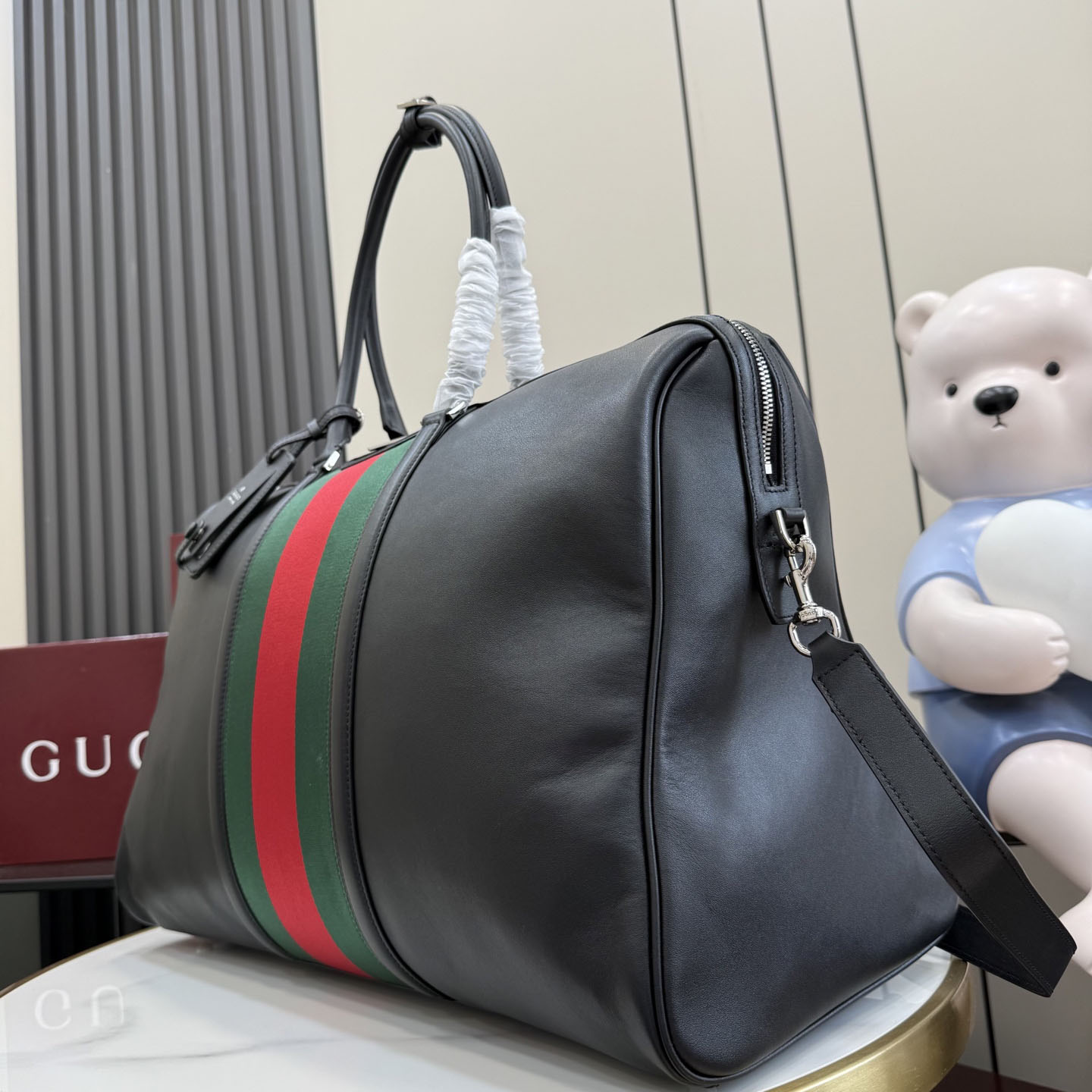 Gucci Mega Web Trademark Large Duffle Bag  875059 - DesignerGu