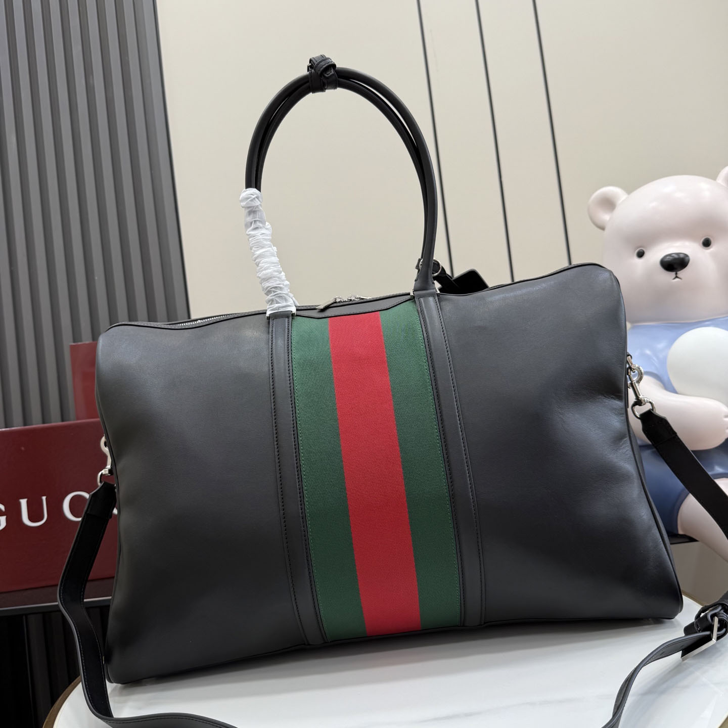 Gucci Mega Web Trademark Large Duffle Bag  875059 - DesignerGu