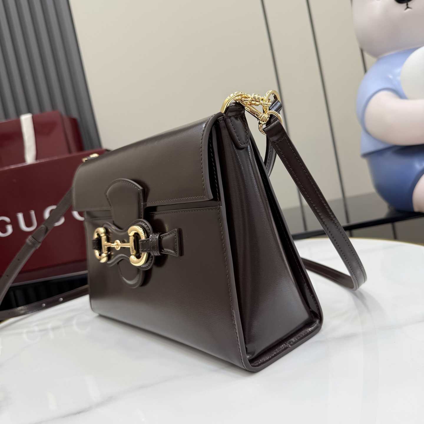 Gucci Horsebit Duomo Medium Top Handle Bag A006N6 - DesignerGu