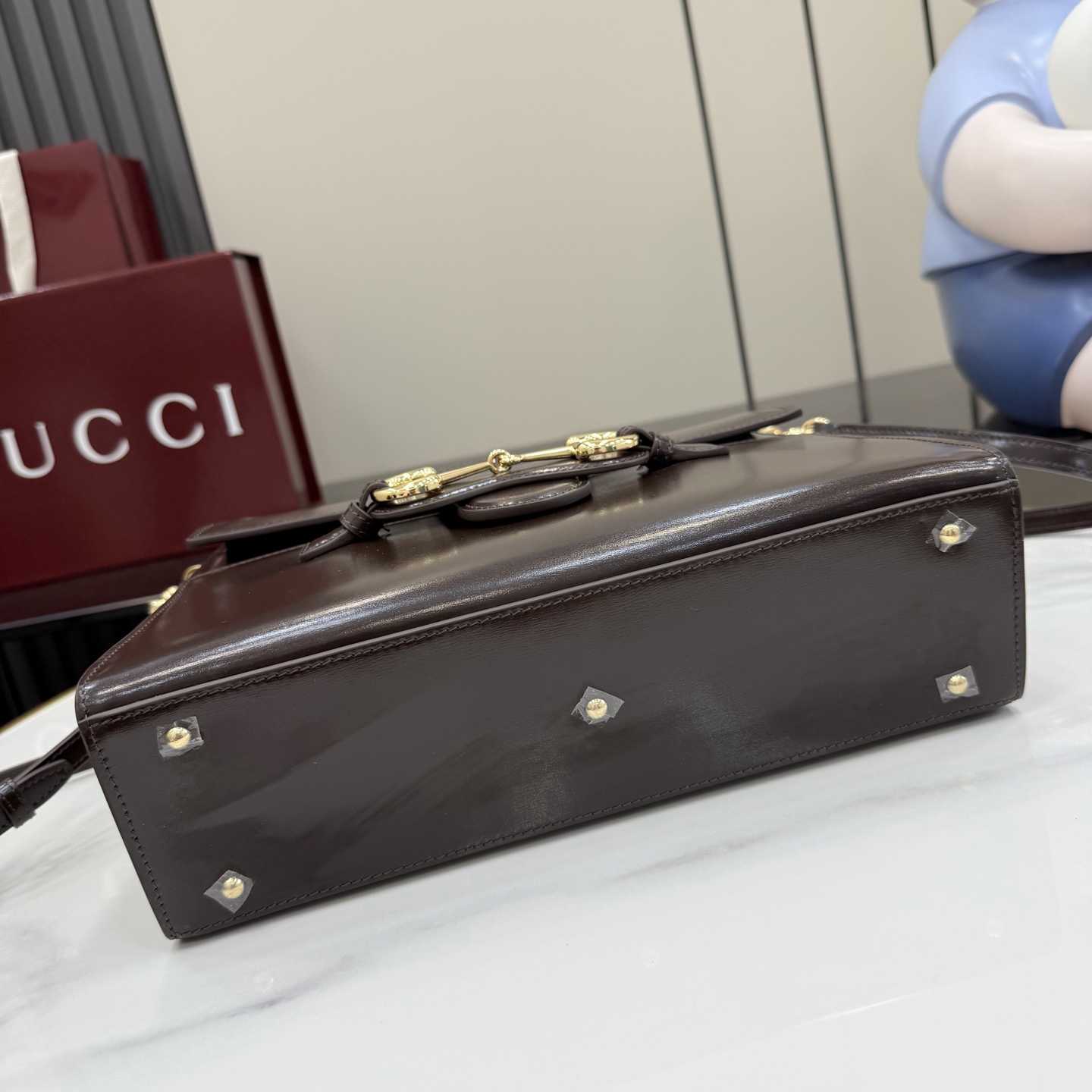 Gucci Horsebit Duomo Medium Top Handle Bag A006N6 - DesignerGu