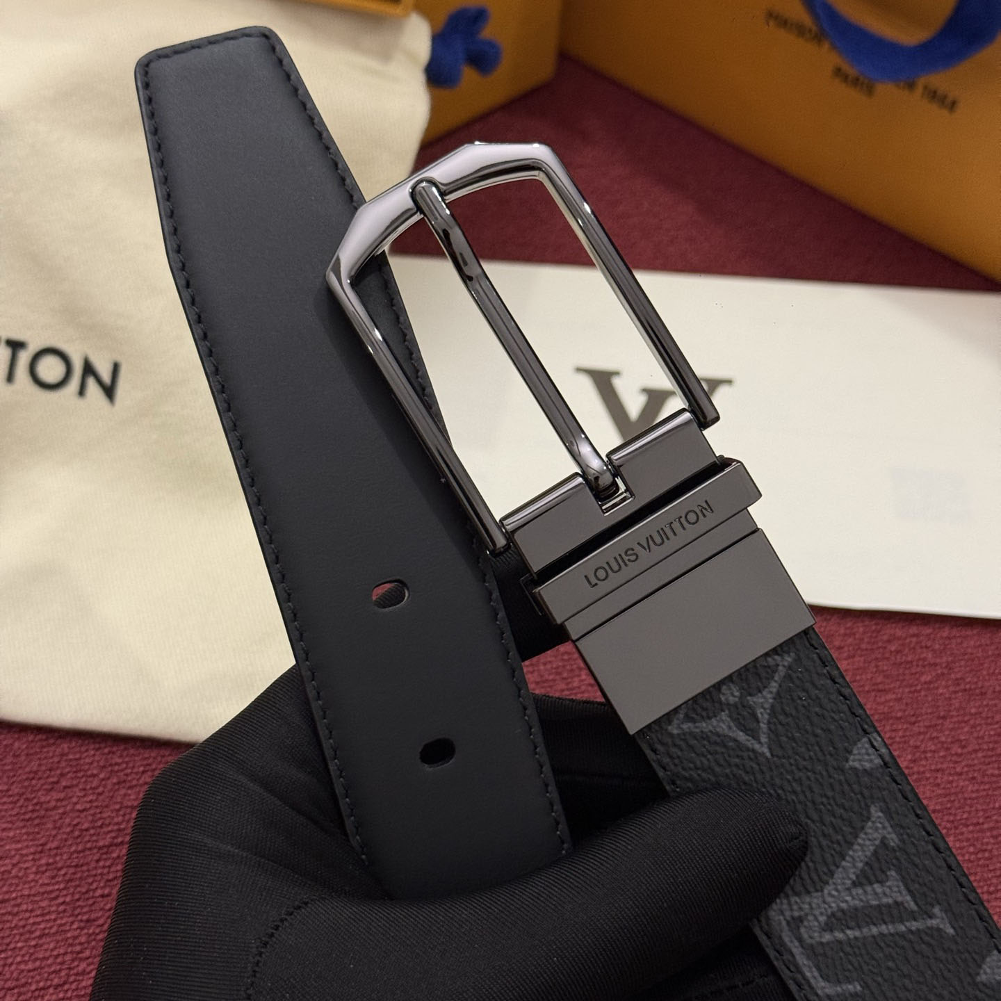 Louis Vuitton Slender 35mm Reversible Belt  - DesignerGu