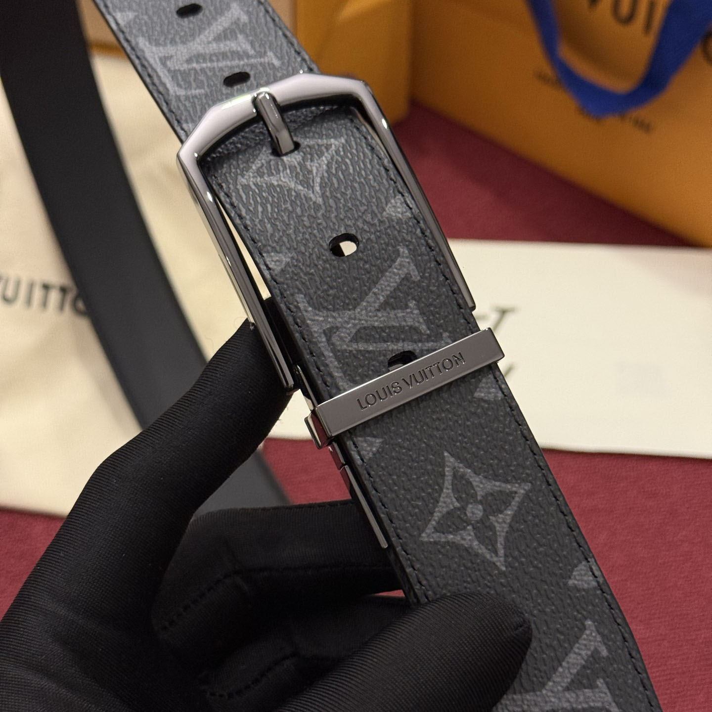 Louis Vuitton Slender 35mm Reversible Belt  - DesignerGu