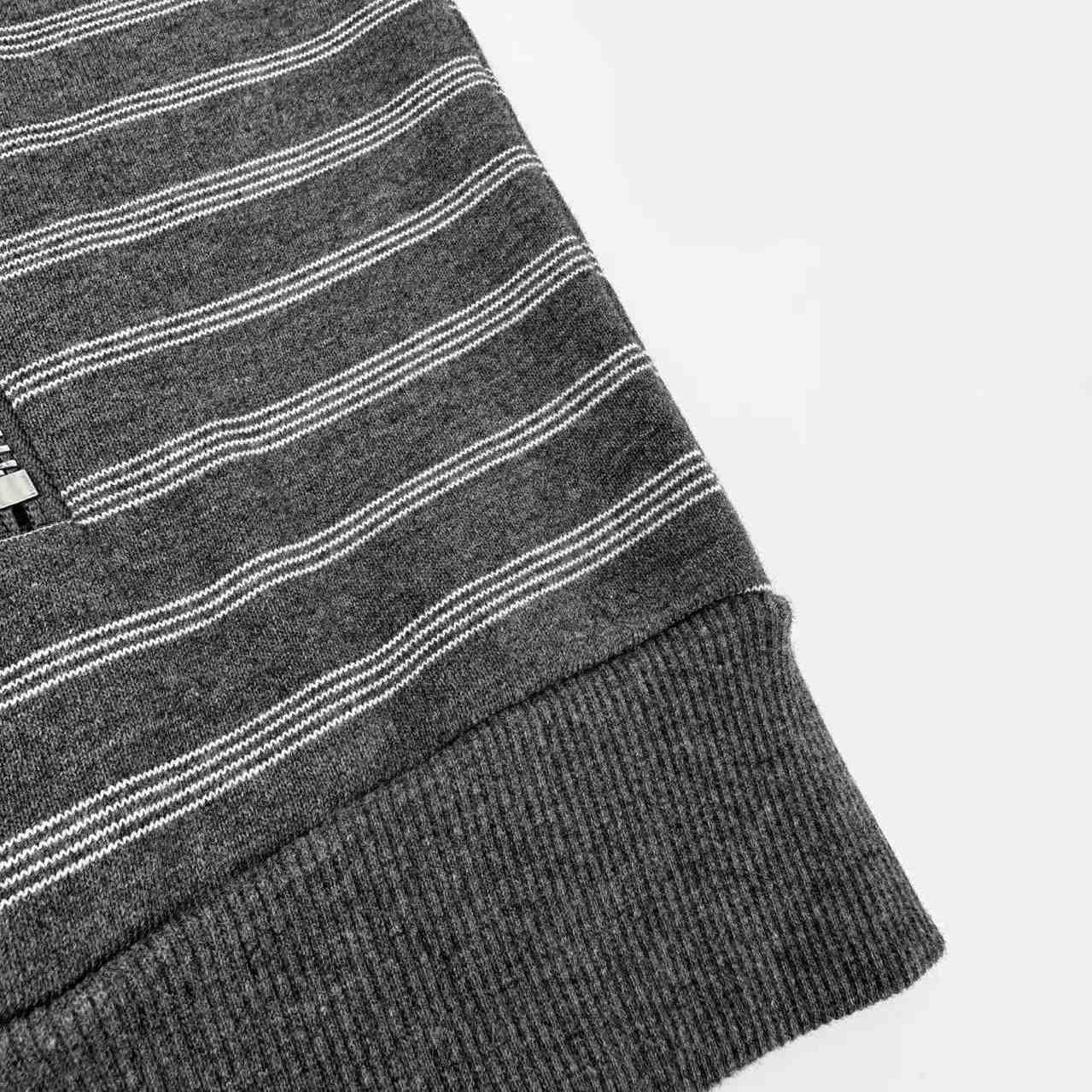 Miu Miu Striped Cotton FleeceJacket - DesignerGu