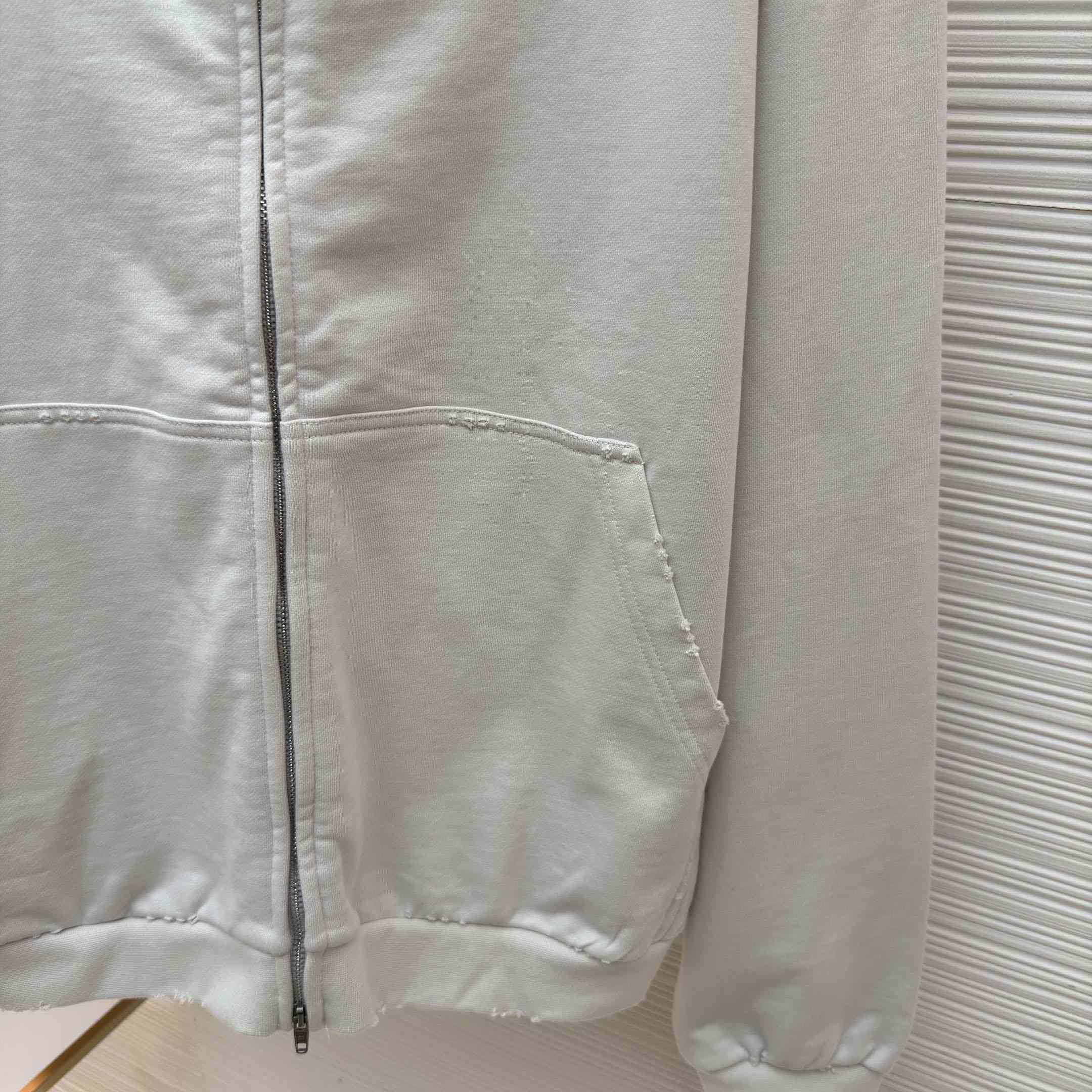 Balenciaga Logo Cotton Jersey Track Jacket - DesignerGu