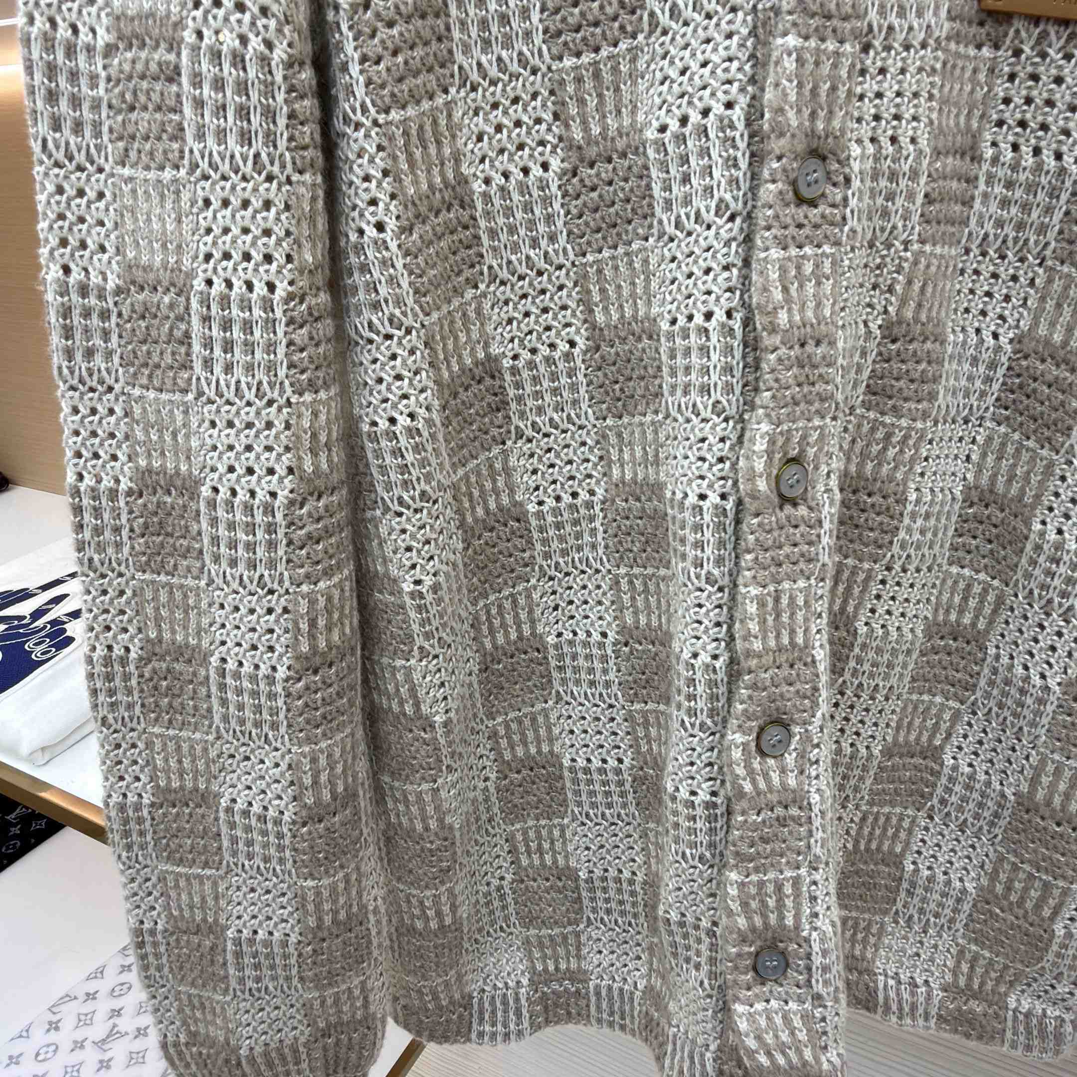 Louis Vuitton Tweedy Jacquard Check Cardigan 1AKO9Z - DesignerGu