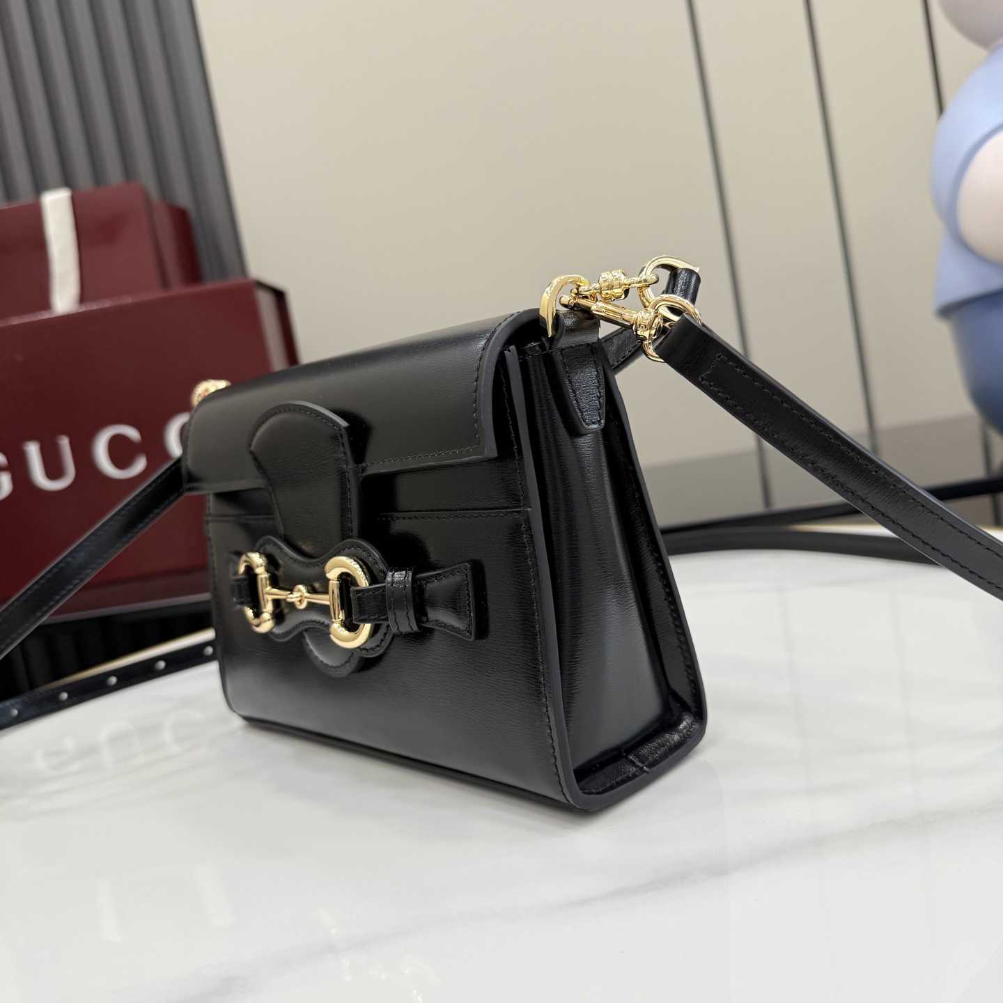 Gucci Horsebit Duomo Small Top Handle Bag A006O9 - DesignerGu