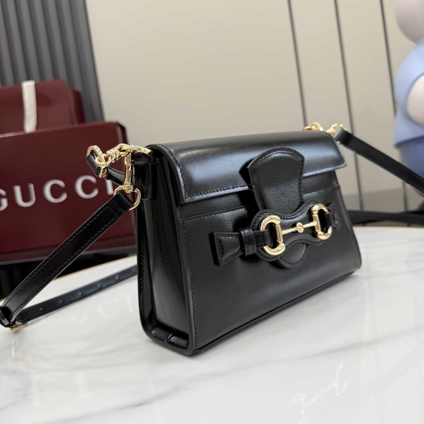 Gucci Horsebit Duomo Small Top Handle Bag A006O9 - DesignerGu