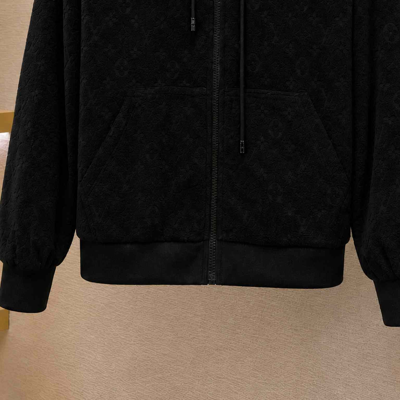 Louis Vuitton Monogram French Terry Zip-Through Hoodie 1ABJ63 - DesignerGu