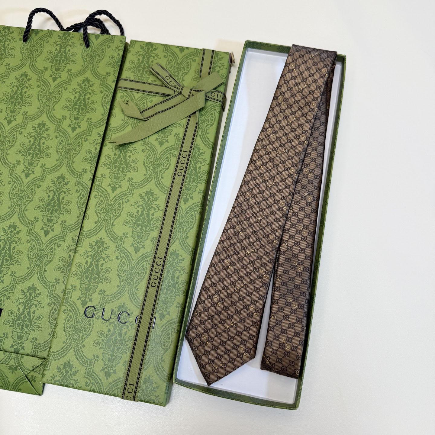 Gucci GG Silk Jacquard Tie - DesignerGu