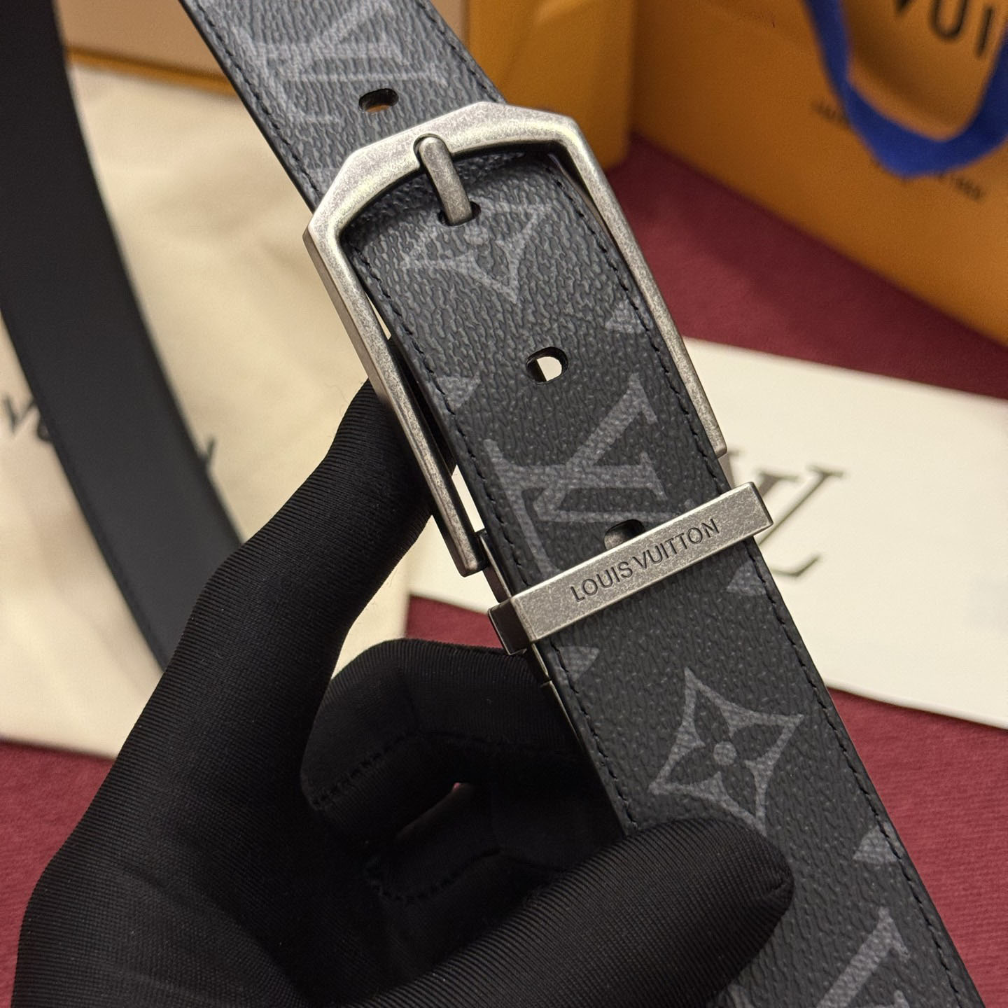 Louis Vuitton Slender 35mm Reversible Belt  - DesignerGu