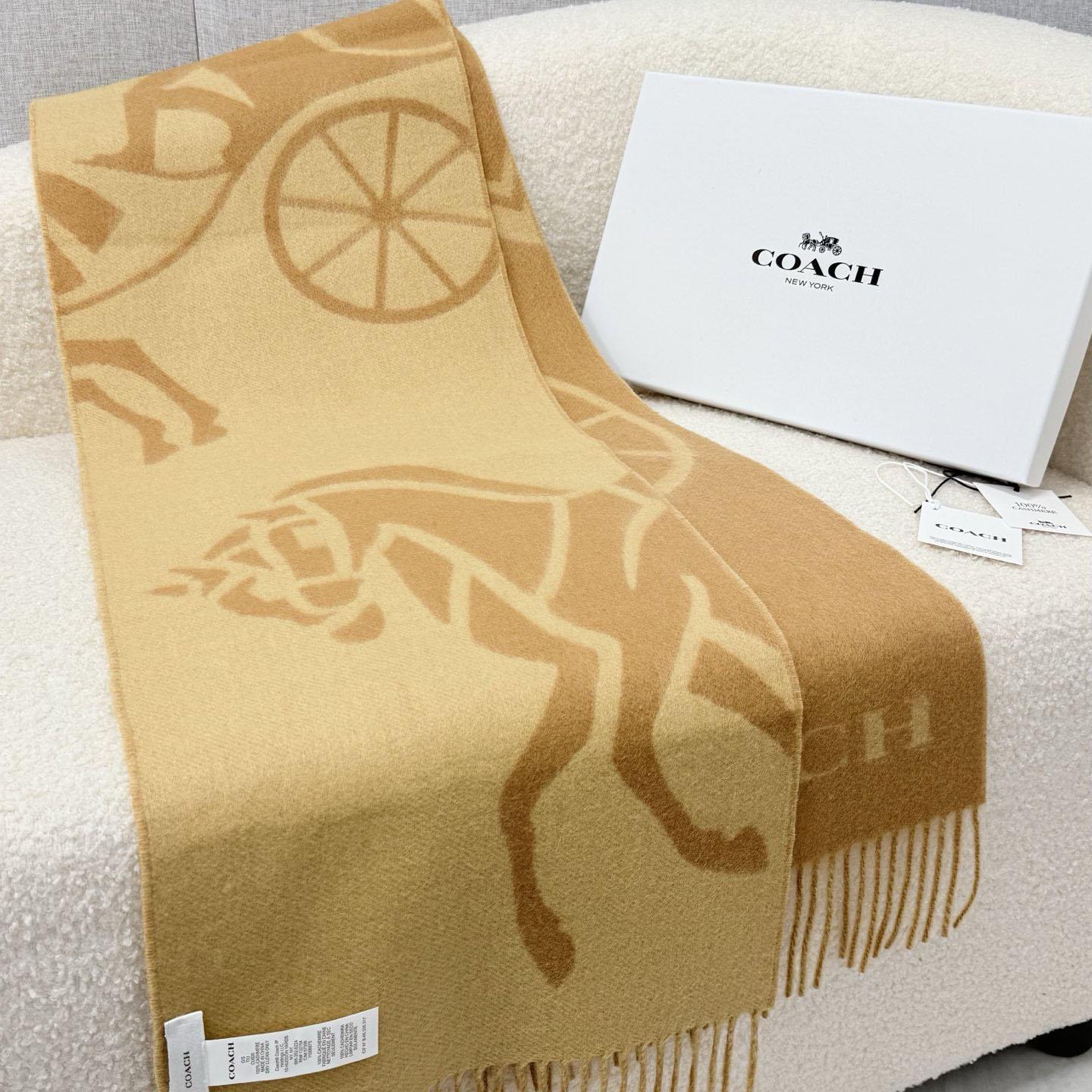 Coach Horse And Carriage Cashmere Muffler - DesignerGu