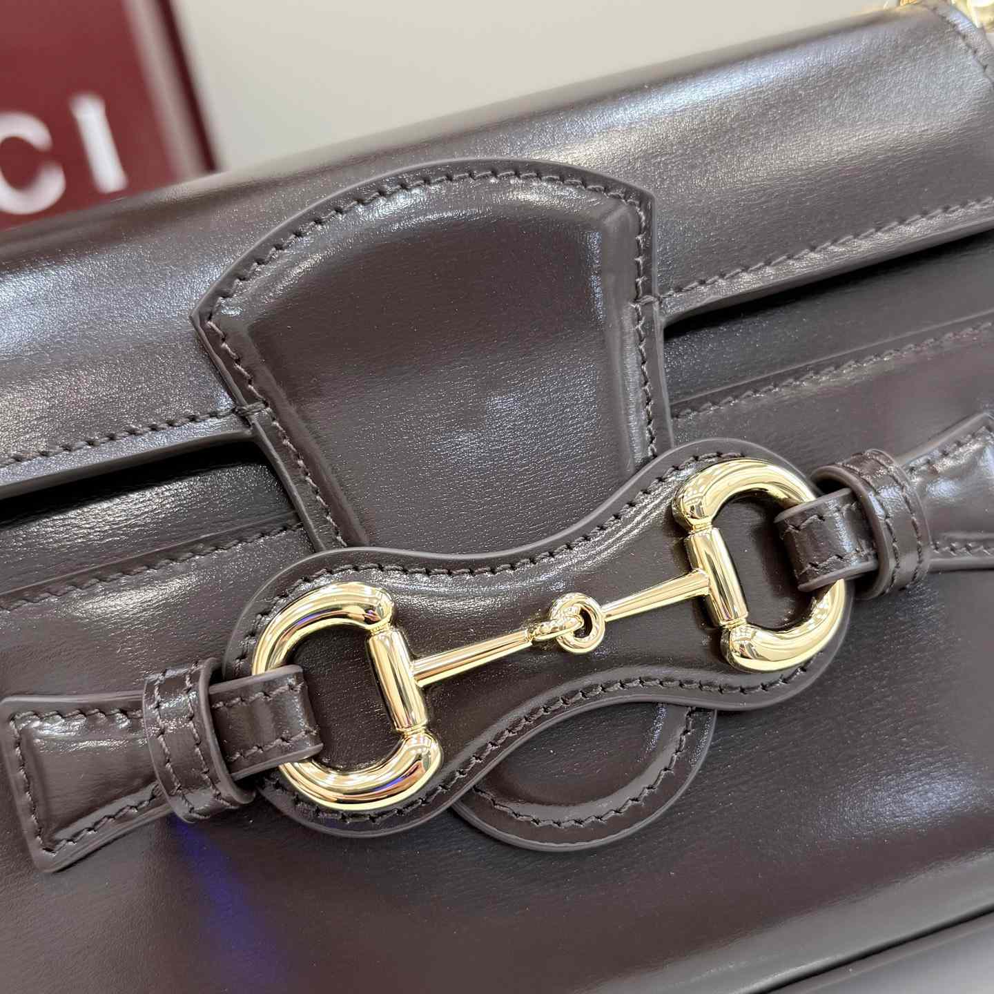 Gucci Horsebit Duomo Small Top Handle Bag A006O9 - DesignerGu