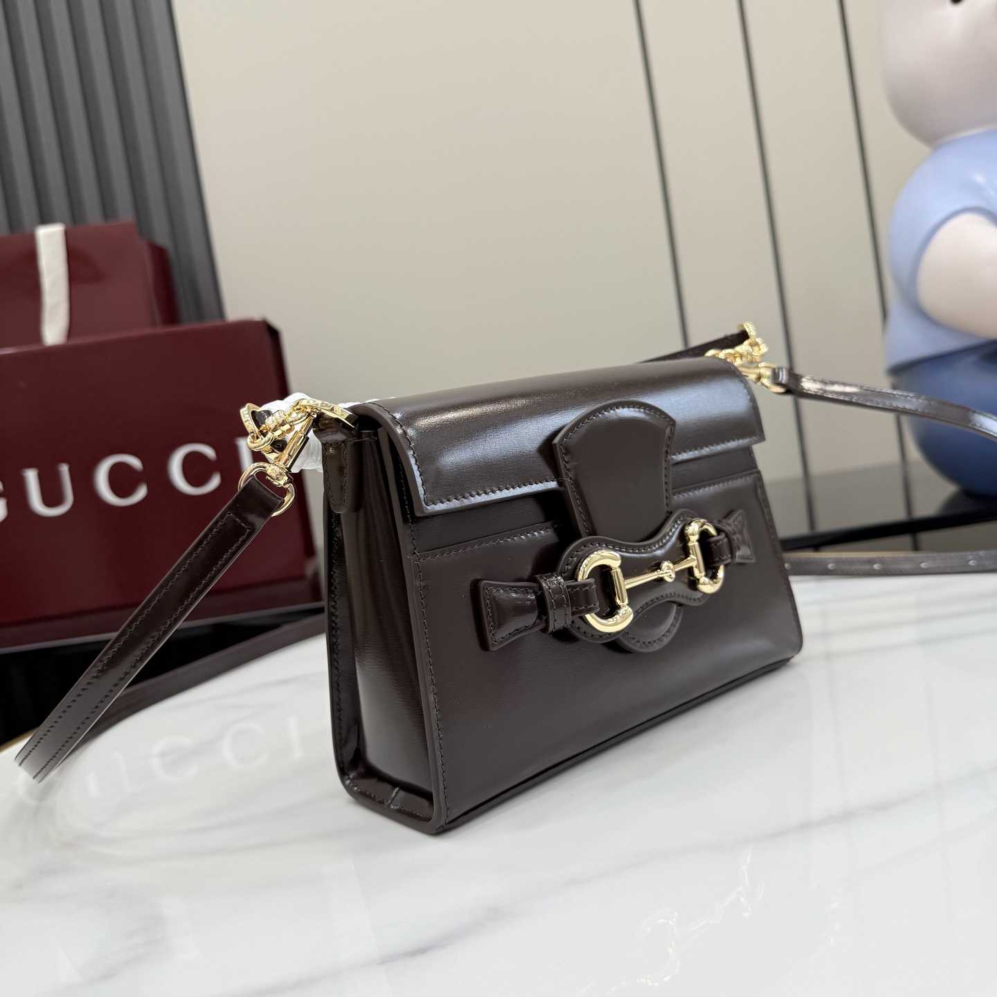 Gucci Horsebit Duomo Small Top Handle Bag A006O9 - DesignerGu