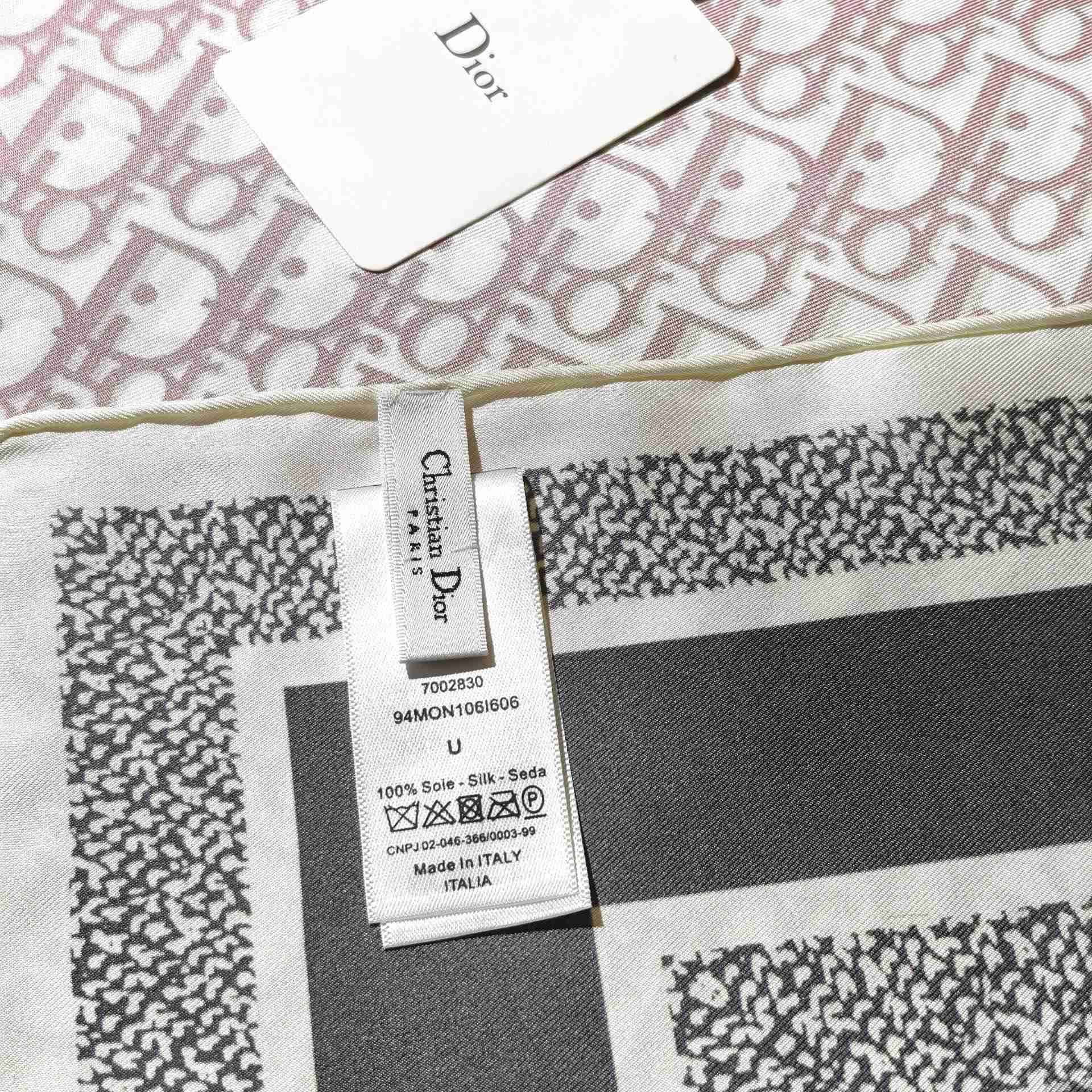 Dior Oblique Diortwin 90 Square Scarf - DesignerGu
