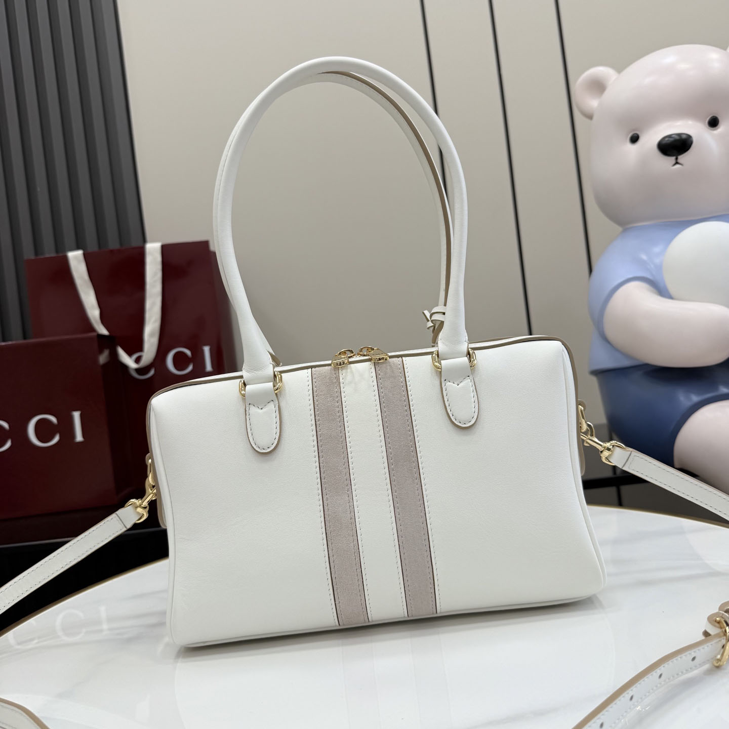 Gucci Borsetto Medium Boston Bag 866732 - DesignerGu