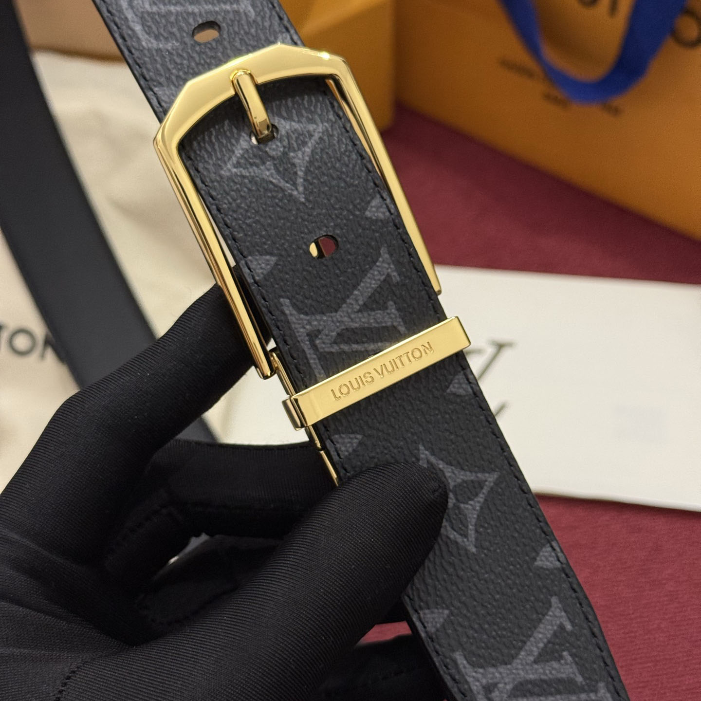 Louis Vuitton Slender 35mm Reversible Belt  - DesignerGu