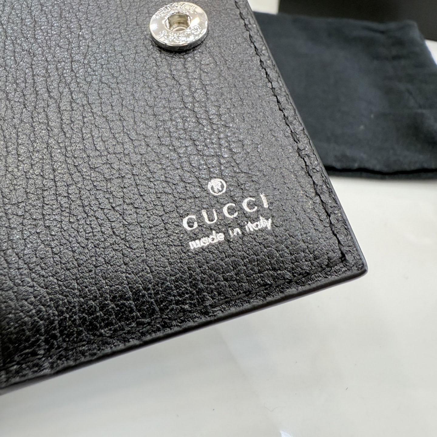 Gucci Bi-fold Wallet With Web Card Slots A00719 - DesignerGu