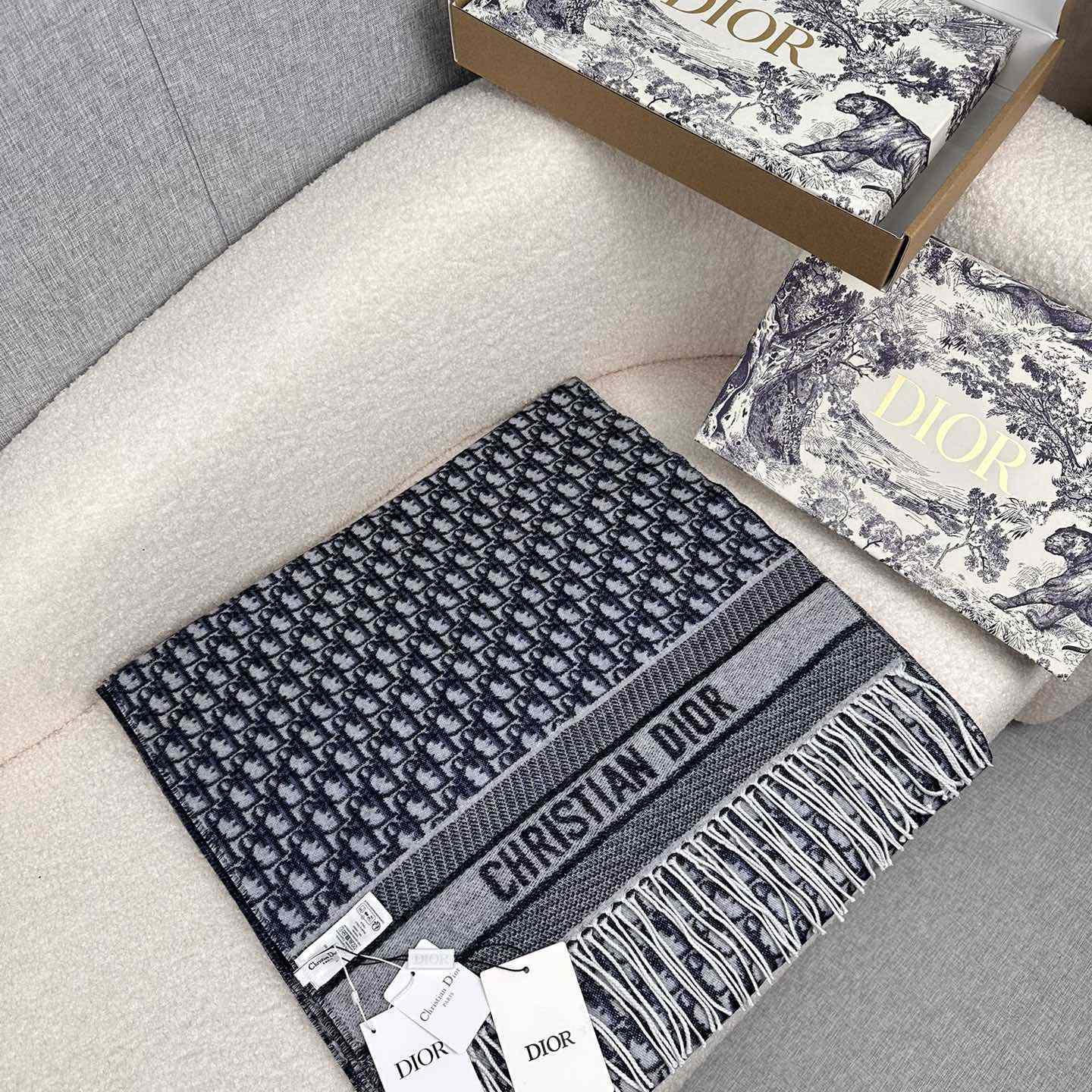 Dior Oblique Scarf - DesignerGu