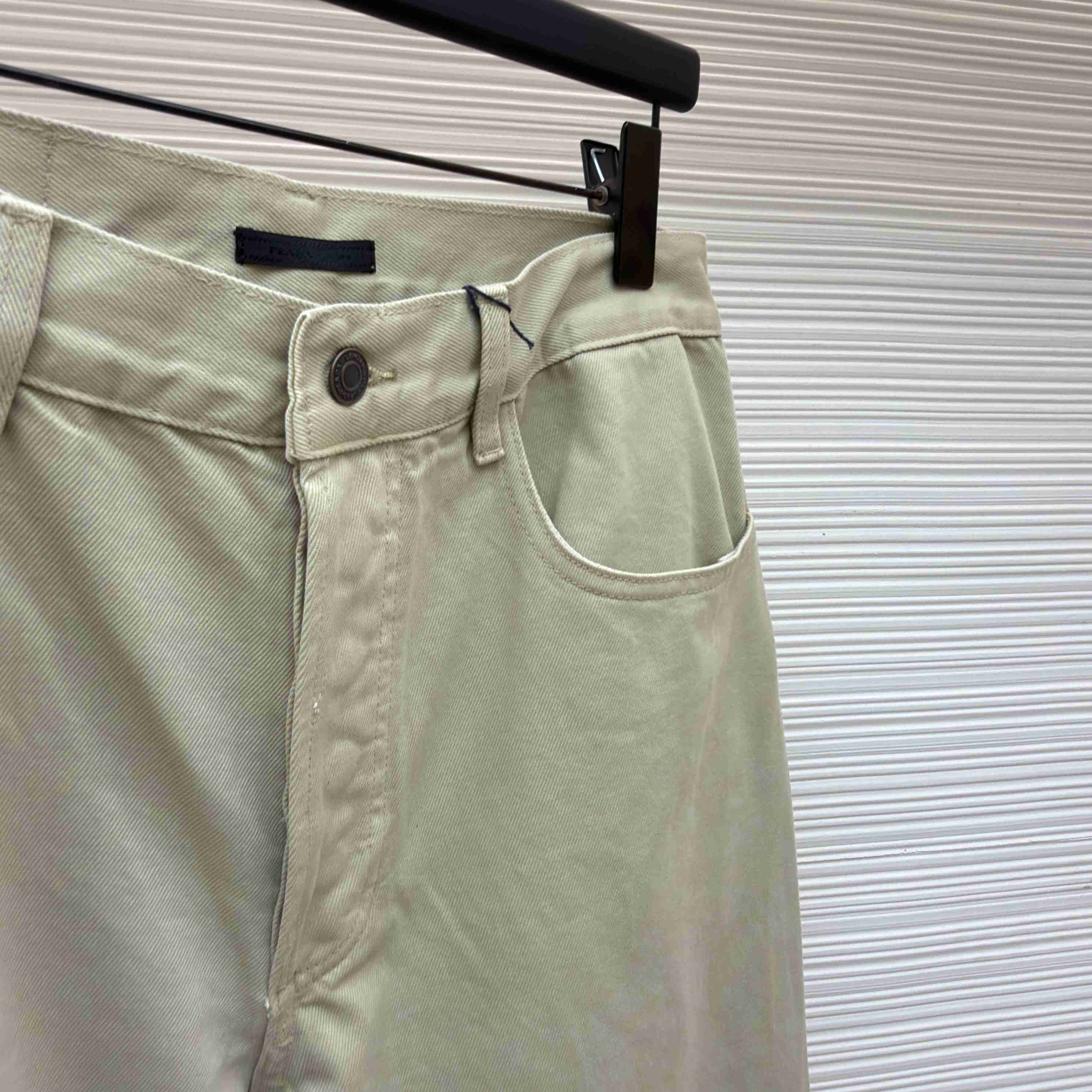 Prada Five-Pocket Old Denim Jeans - DesignerGu