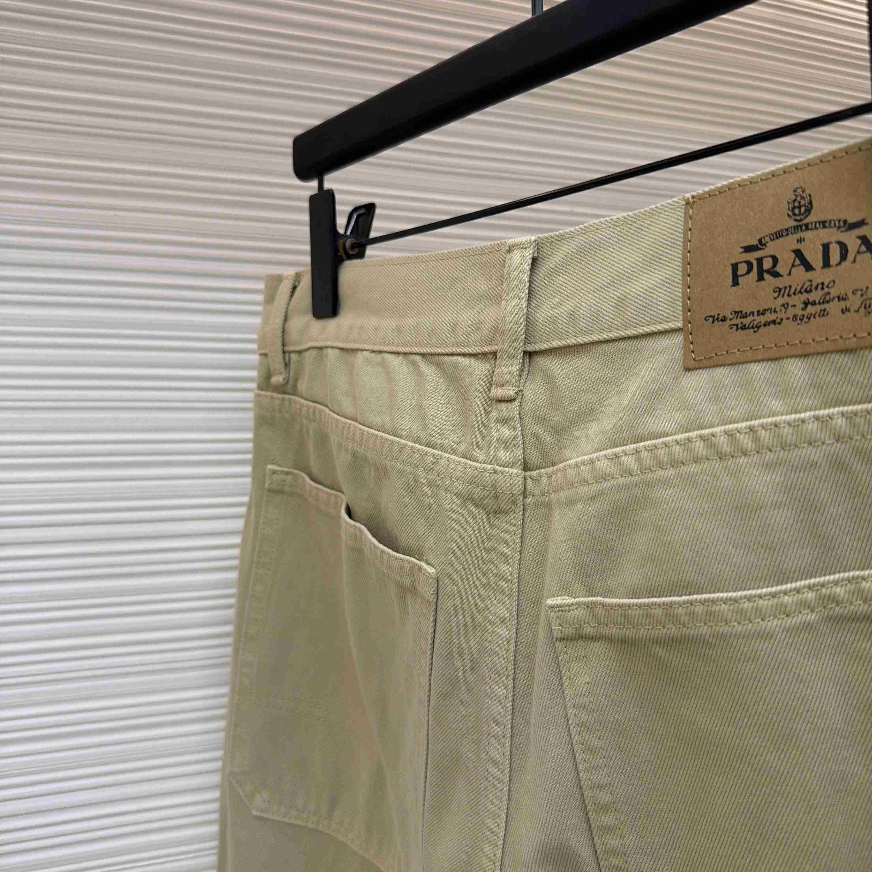Prada Five-Pocket Old Denim Jeans - DesignerGu