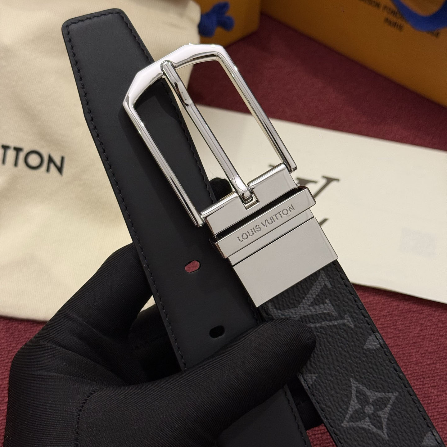 Louis Vuitton Slender 35mm Reversible Belt  - DesignerGu