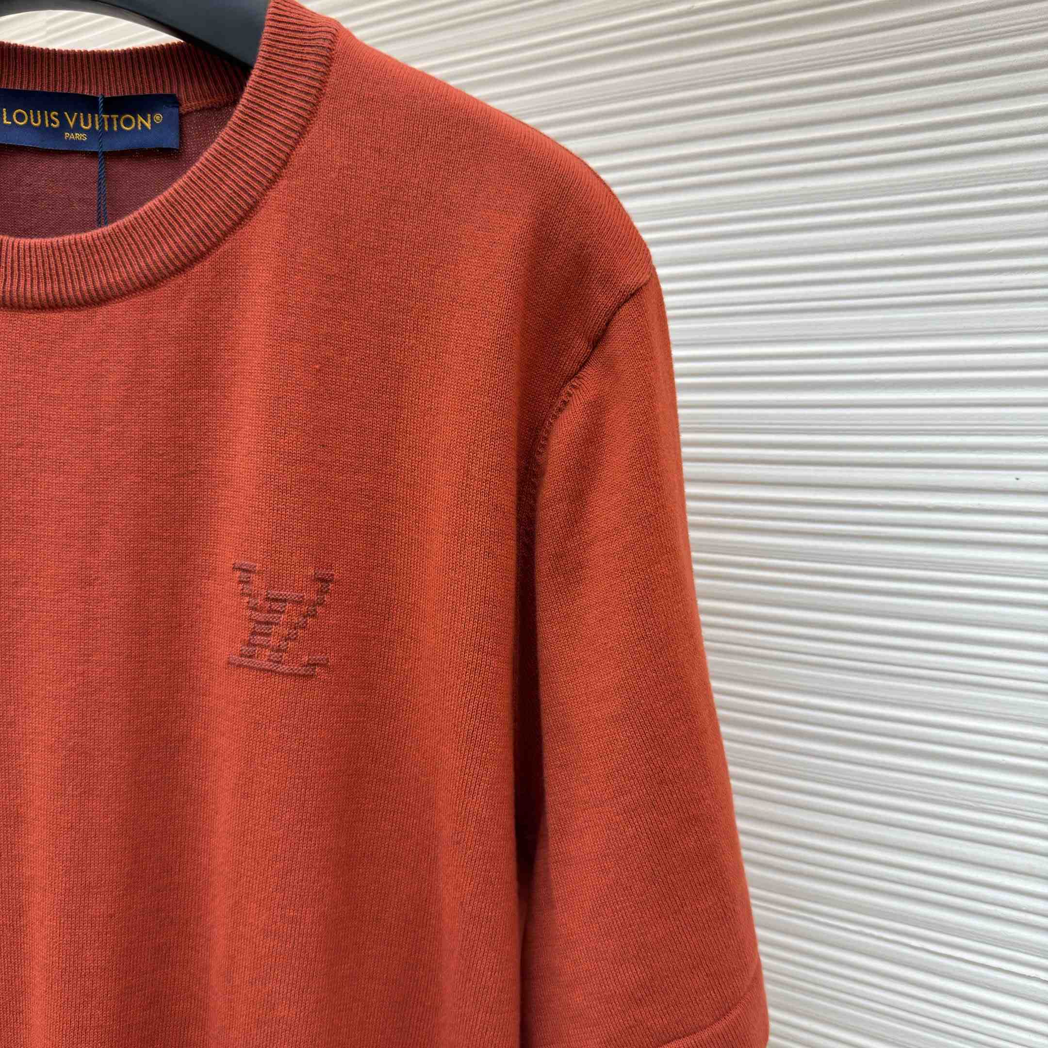 Louis Vuitton Jacquard Short-Sleeved Crewneck 1AKLXJ - DesignerGu