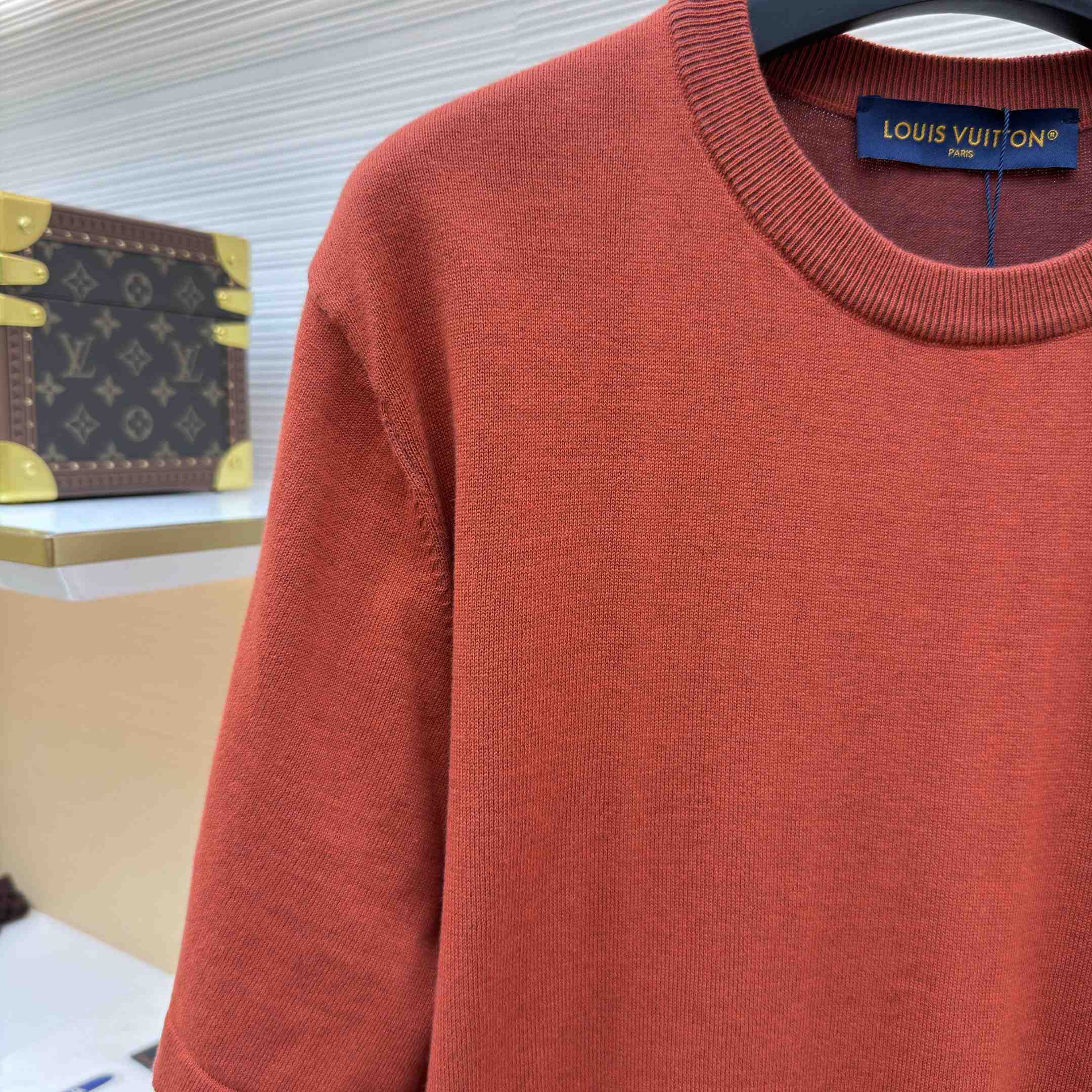Louis Vuitton Jacquard Short-Sleeved Crewneck 1AKLXJ - DesignerGu