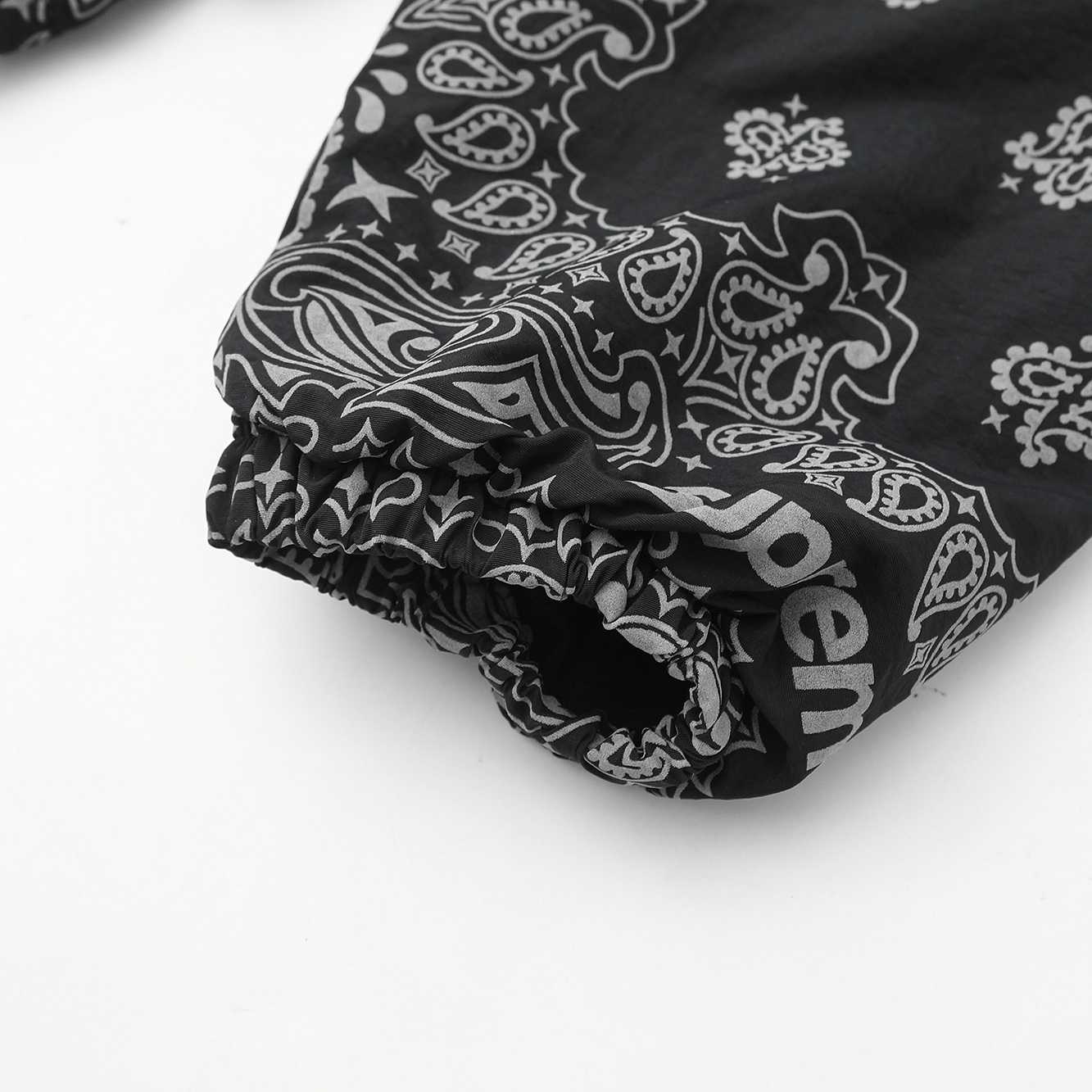 Supreme Reflective Bandana Anorak 'Black' - DesignerGu