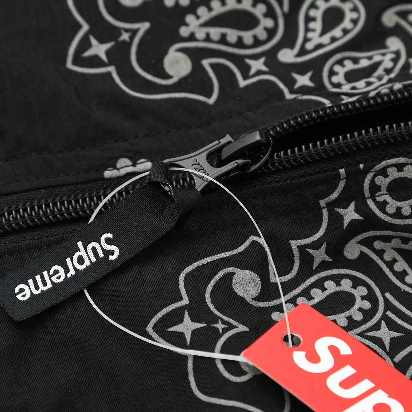Supreme Reflective Bandana Anorak 'Black' - DesignerGu