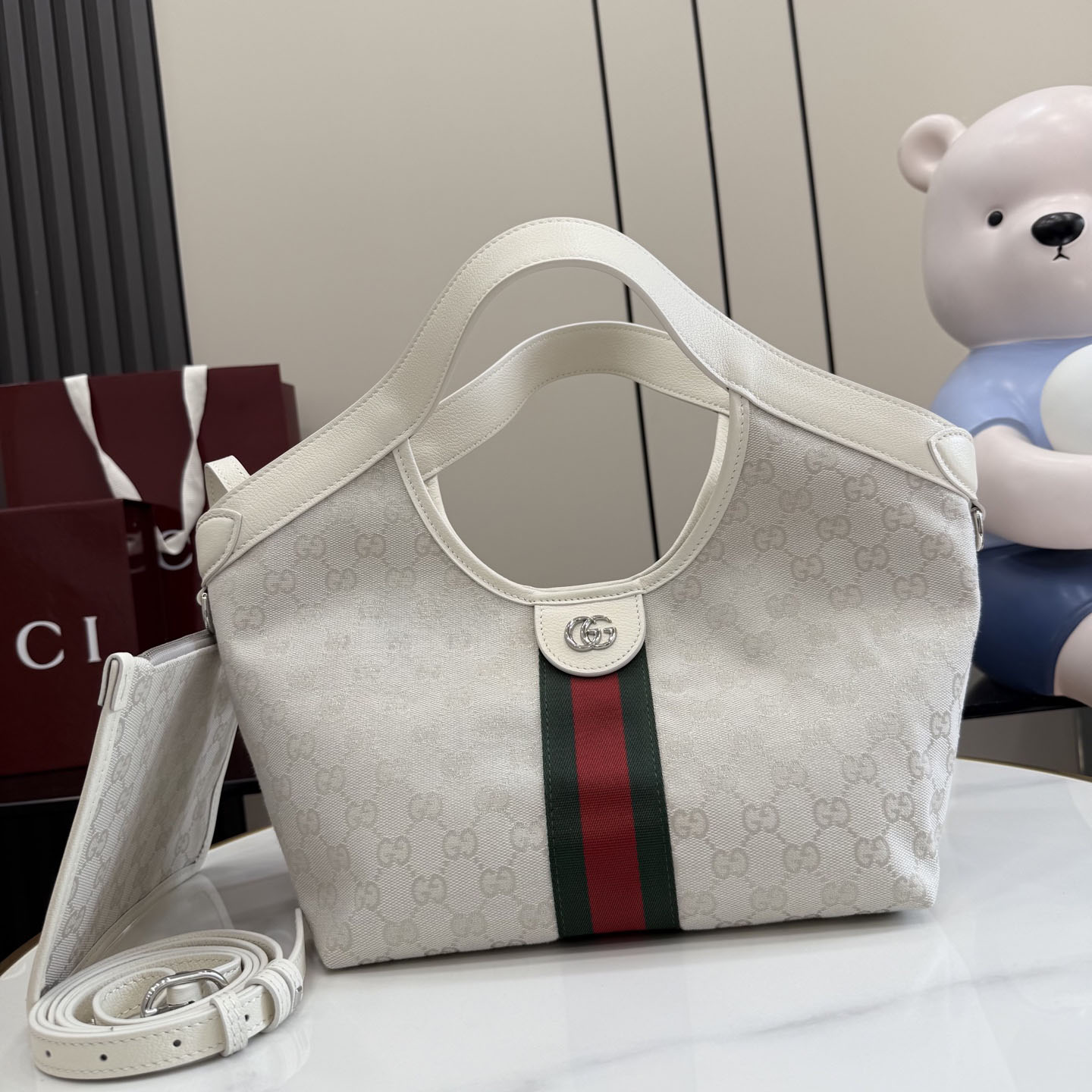 Gucci Giglio Small Tote Bag 860845 - DesignerGu