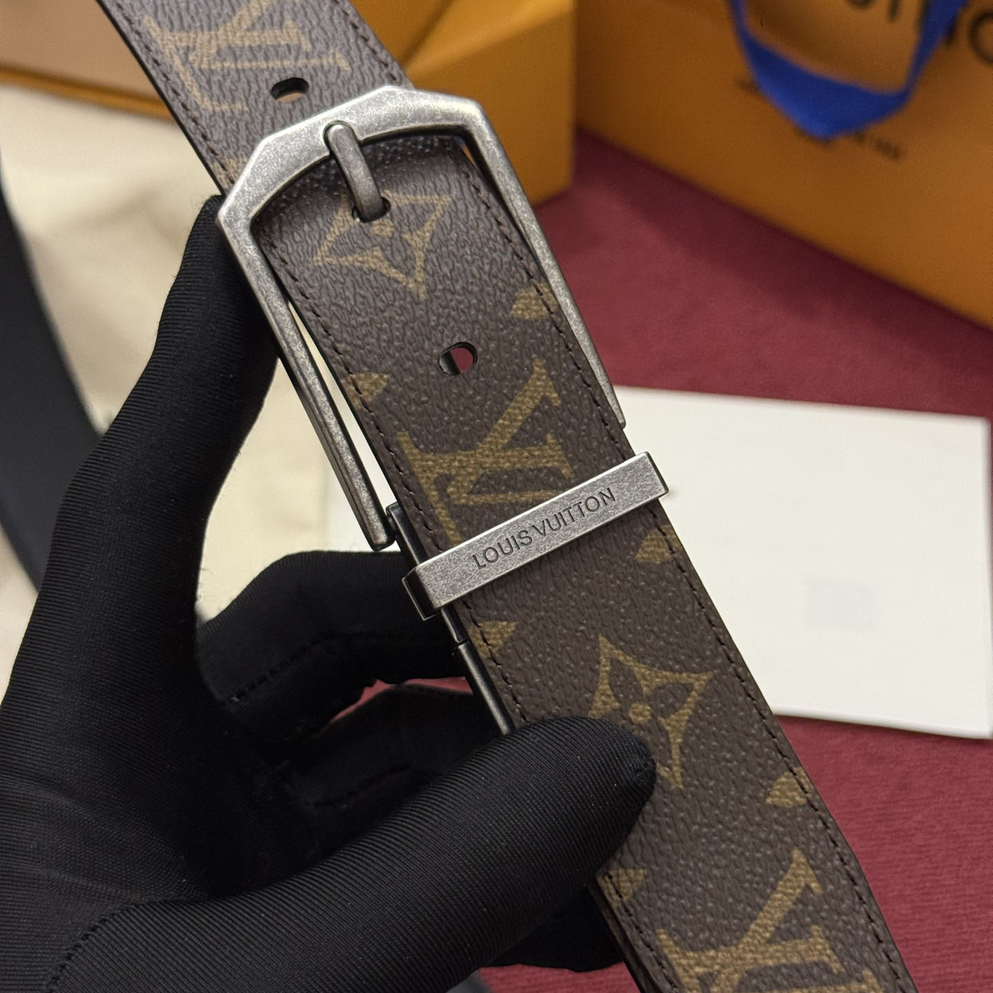 Louis Vuitton Slender 35mm Reversible Belt  - DesignerGu