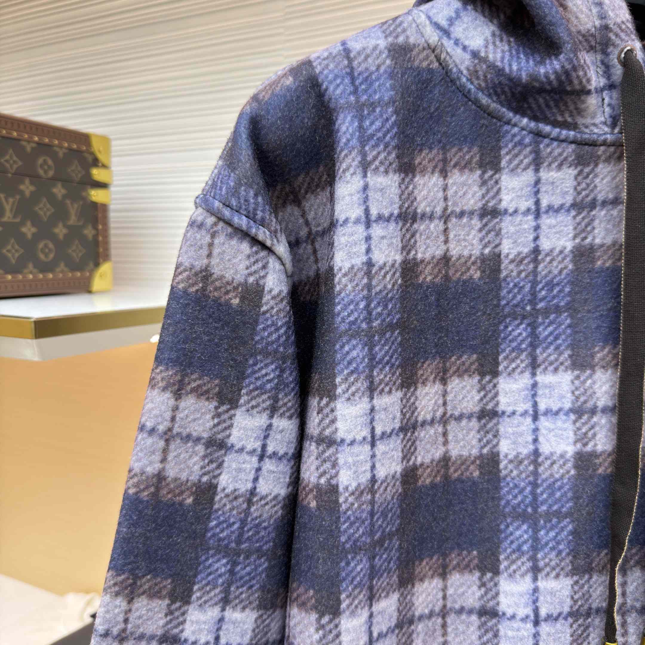 Louis Vuitton Monogram Faded Plaid Hoodie 1AJCAZ - DesignerGu