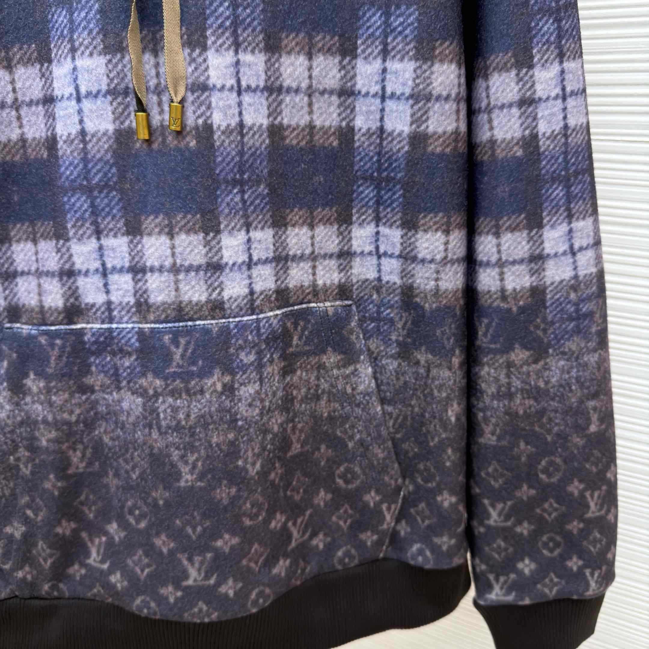 Louis Vuitton Monogram Faded Plaid Hoodie 1AJCAZ - DesignerGu