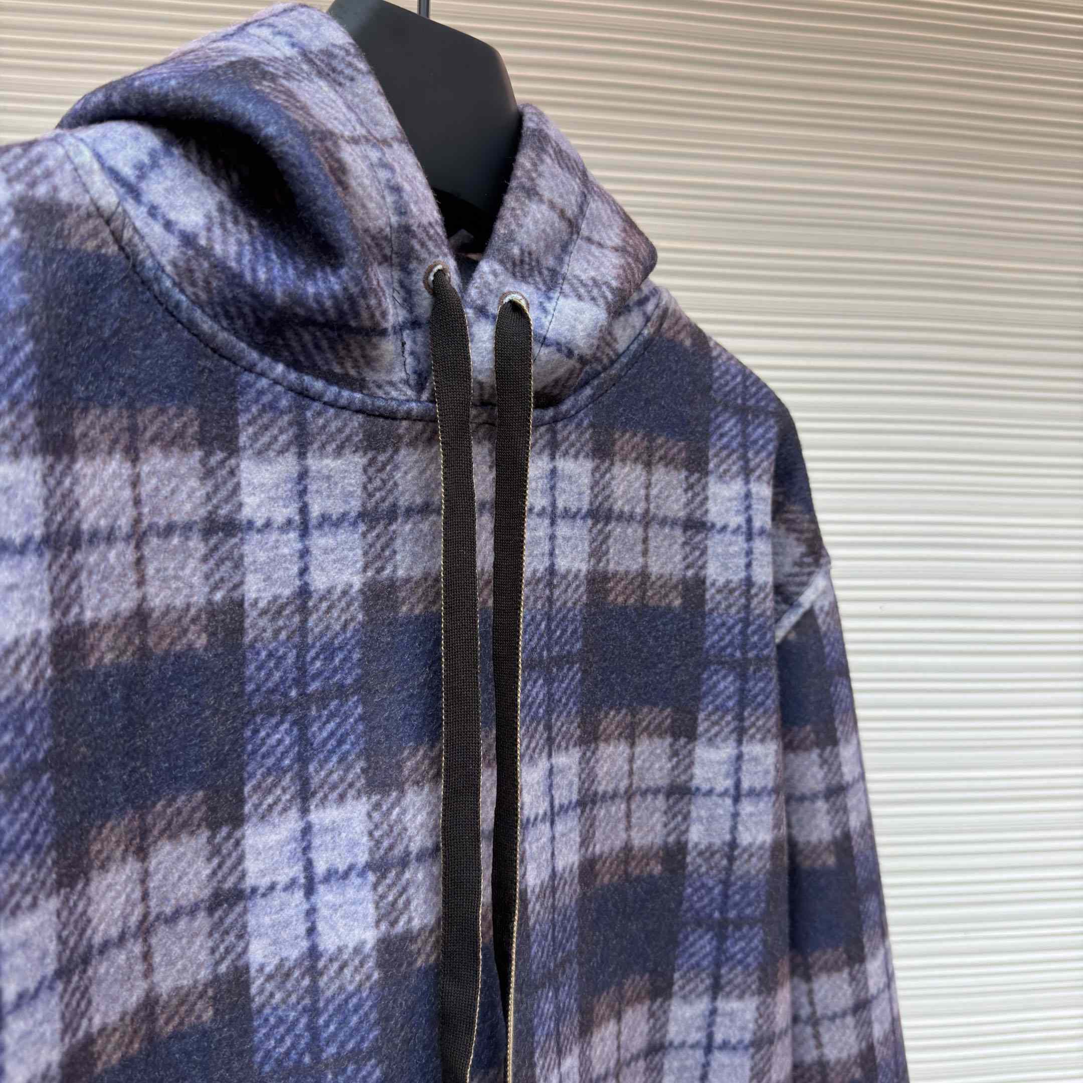 Louis Vuitton Monogram Faded Plaid Hoodie 1AJCAZ - DesignerGu