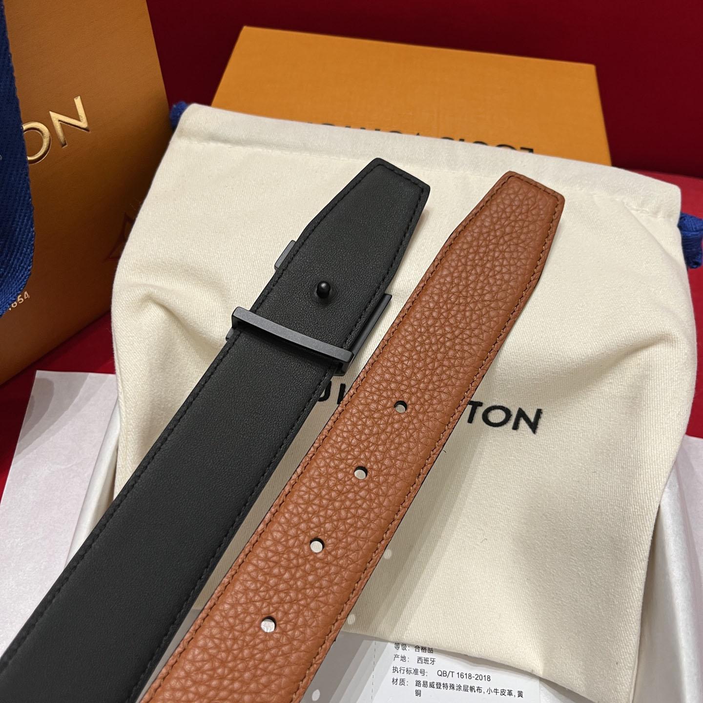Louis Vuitton  LV Heritage 35mm Reversible Belt - DesignerGu