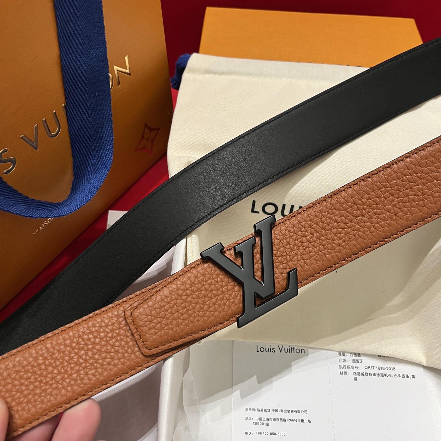 Louis Vuitton  LV Heritage 35mm Reversible Belt - DesignerGu