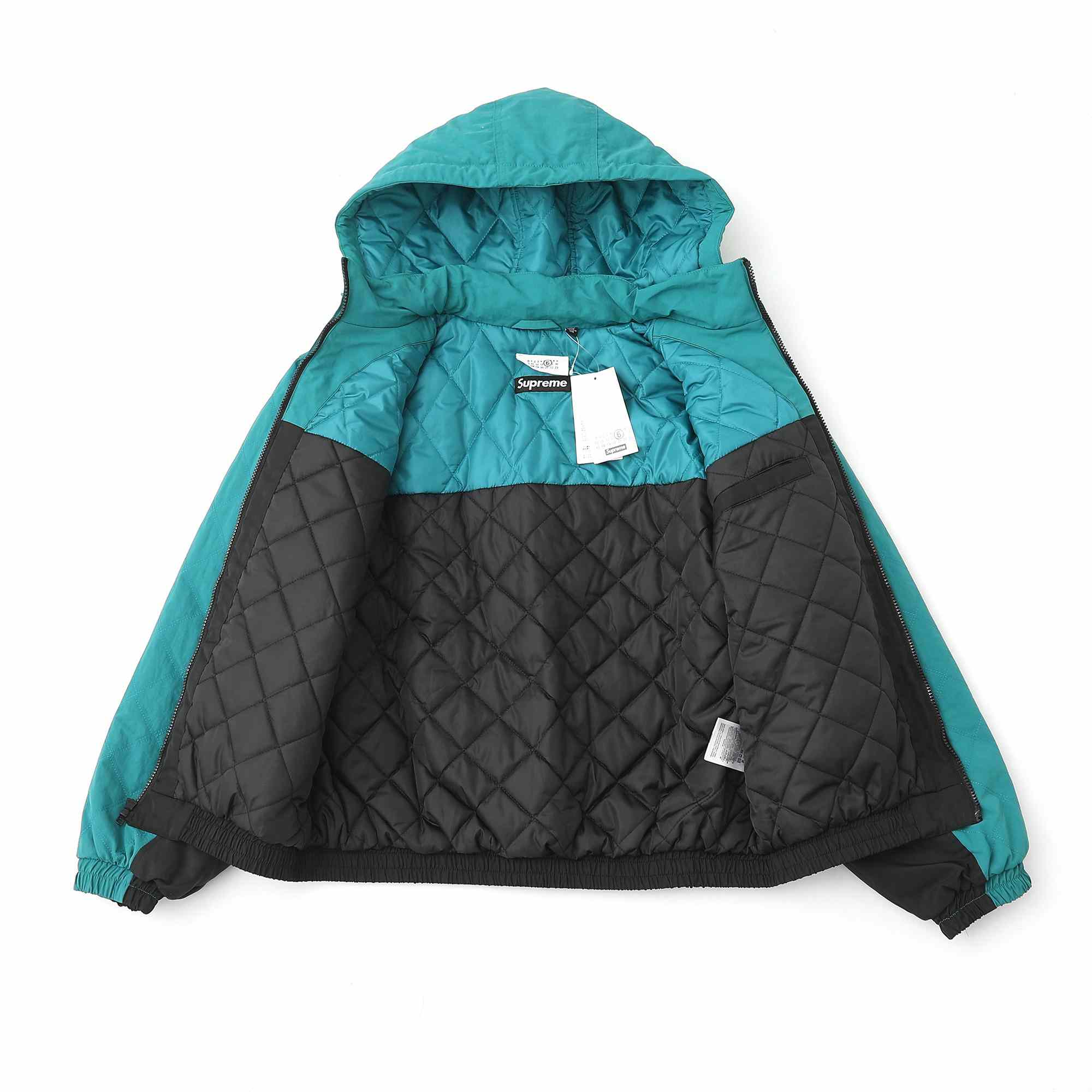 Supreme x MM6 Maison Margiela Split Stadium Jacket 'Black' - DesignerGu