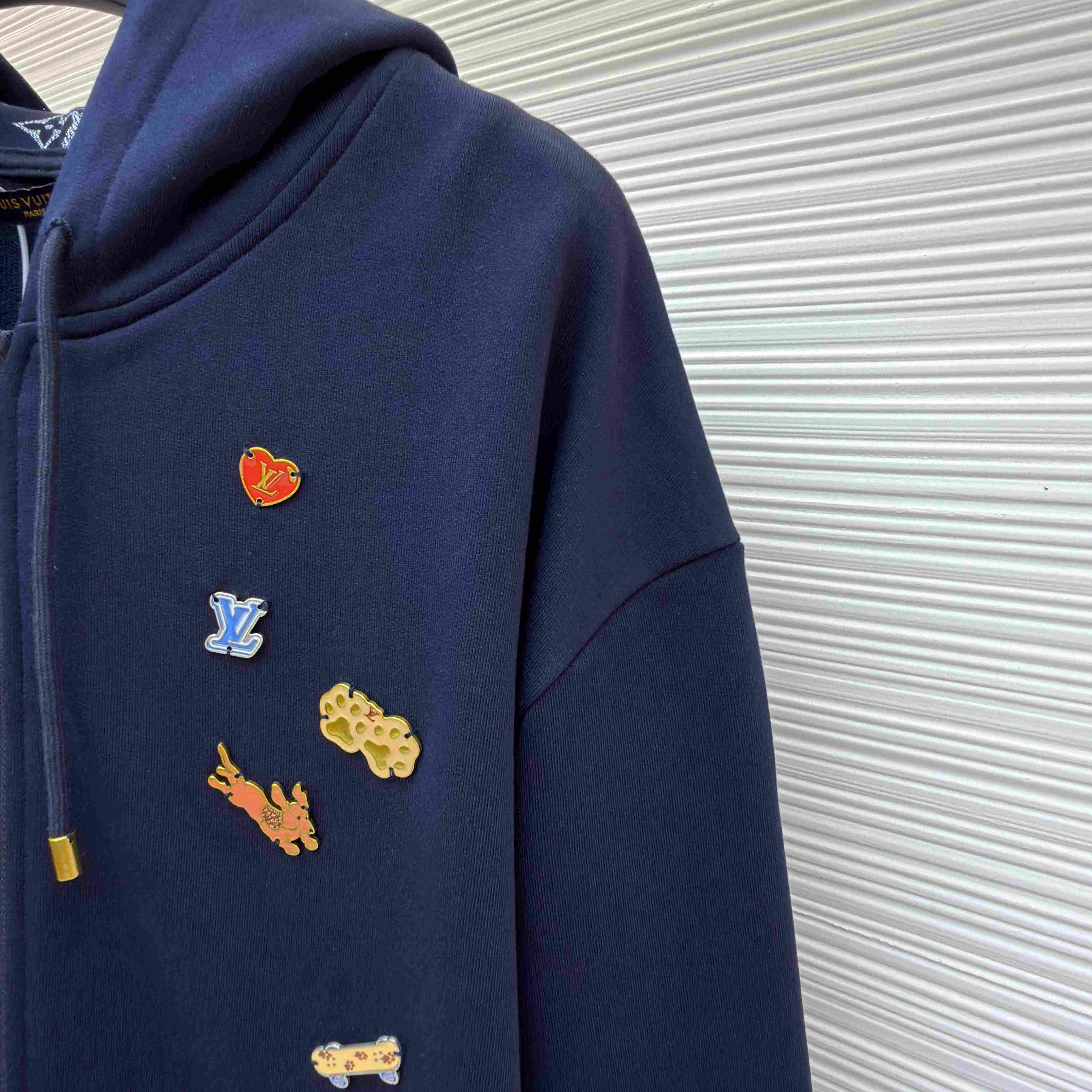 Louis Vuitton Chinese Valentine’s Day Zipped Hoodie - DesignerGu
