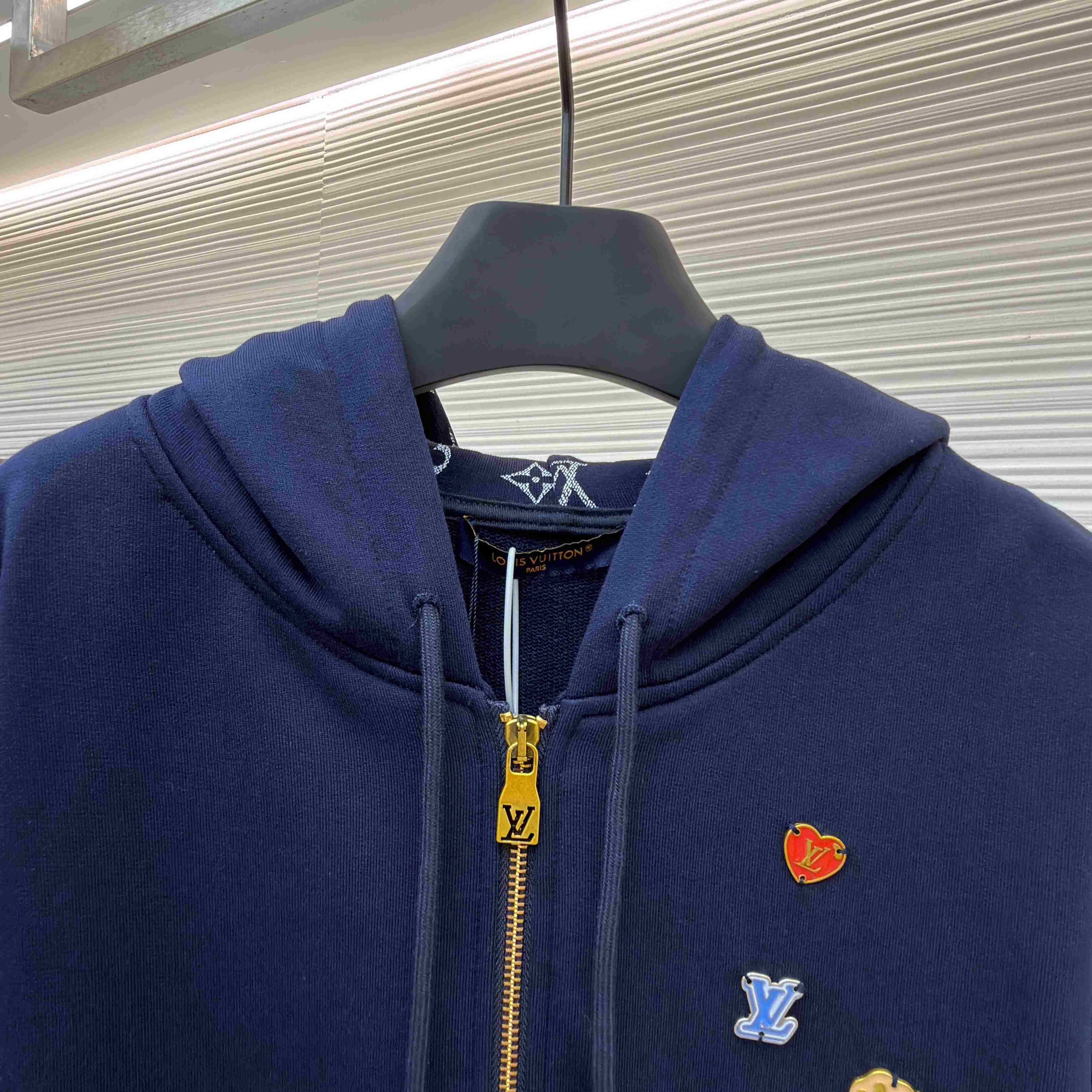 Louis Vuitton Chinese Valentine’s Day Zipped Hoodie - DesignerGu